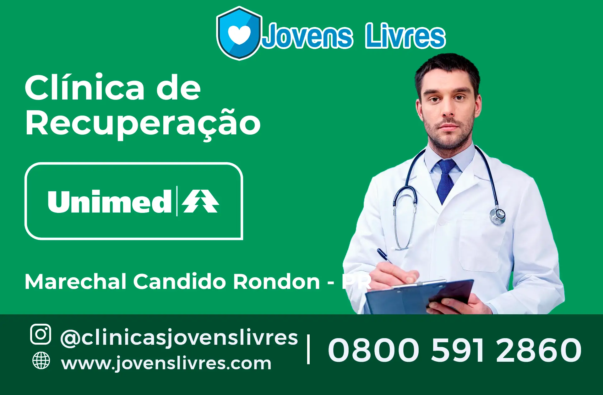Clínica de Recuperação Unimed em Marechal Cândido Rondon - PR