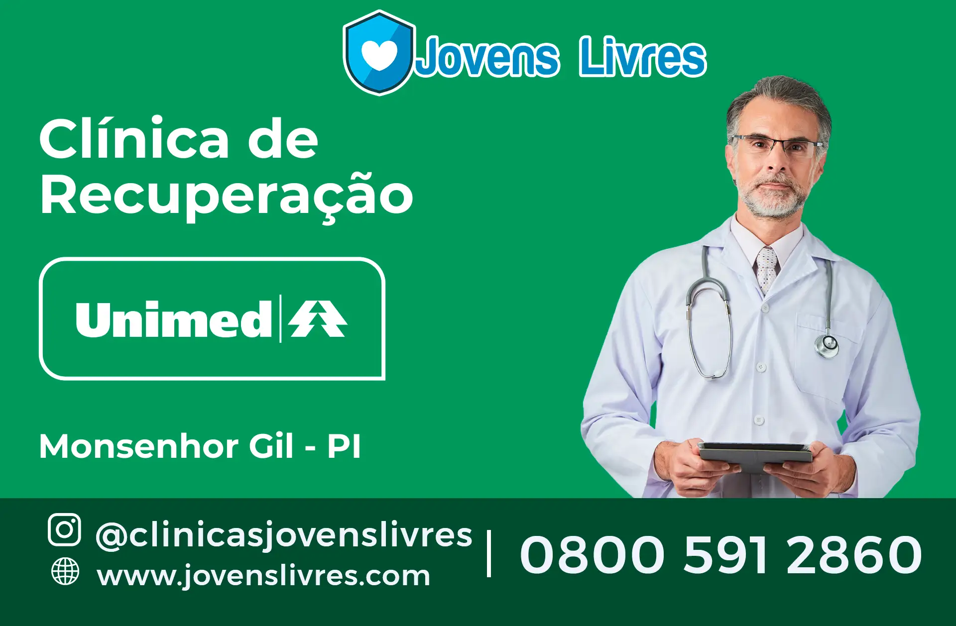 Clínica de Recuperação Unimed em Monsenhor Gil - PI