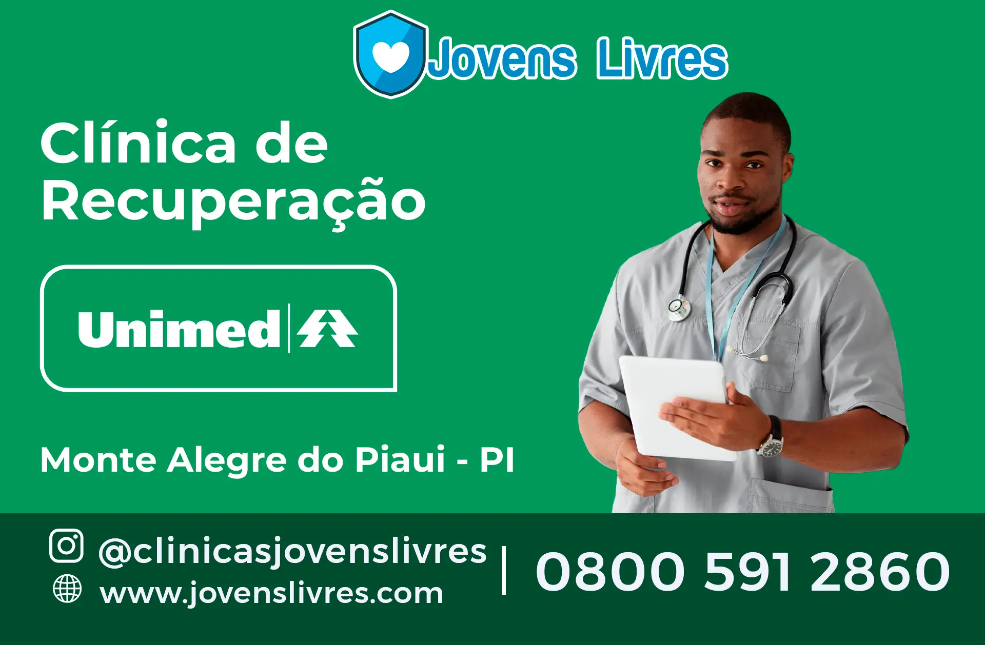 Clínica de Recuperação Unimed em Monte Alegre do Piauí - PI