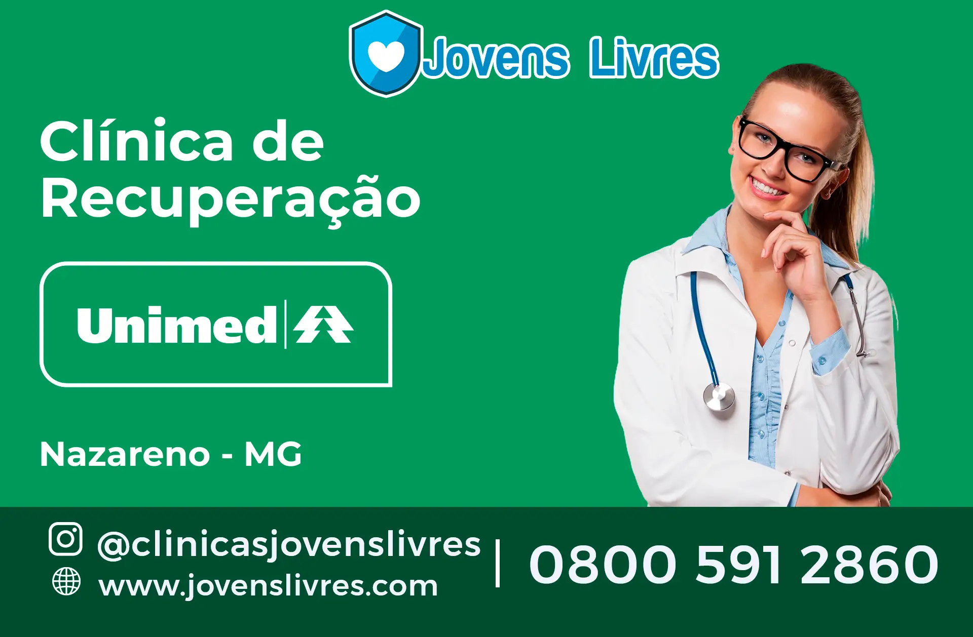 Clínica de Recuperação Unimed em Nazareno - MG