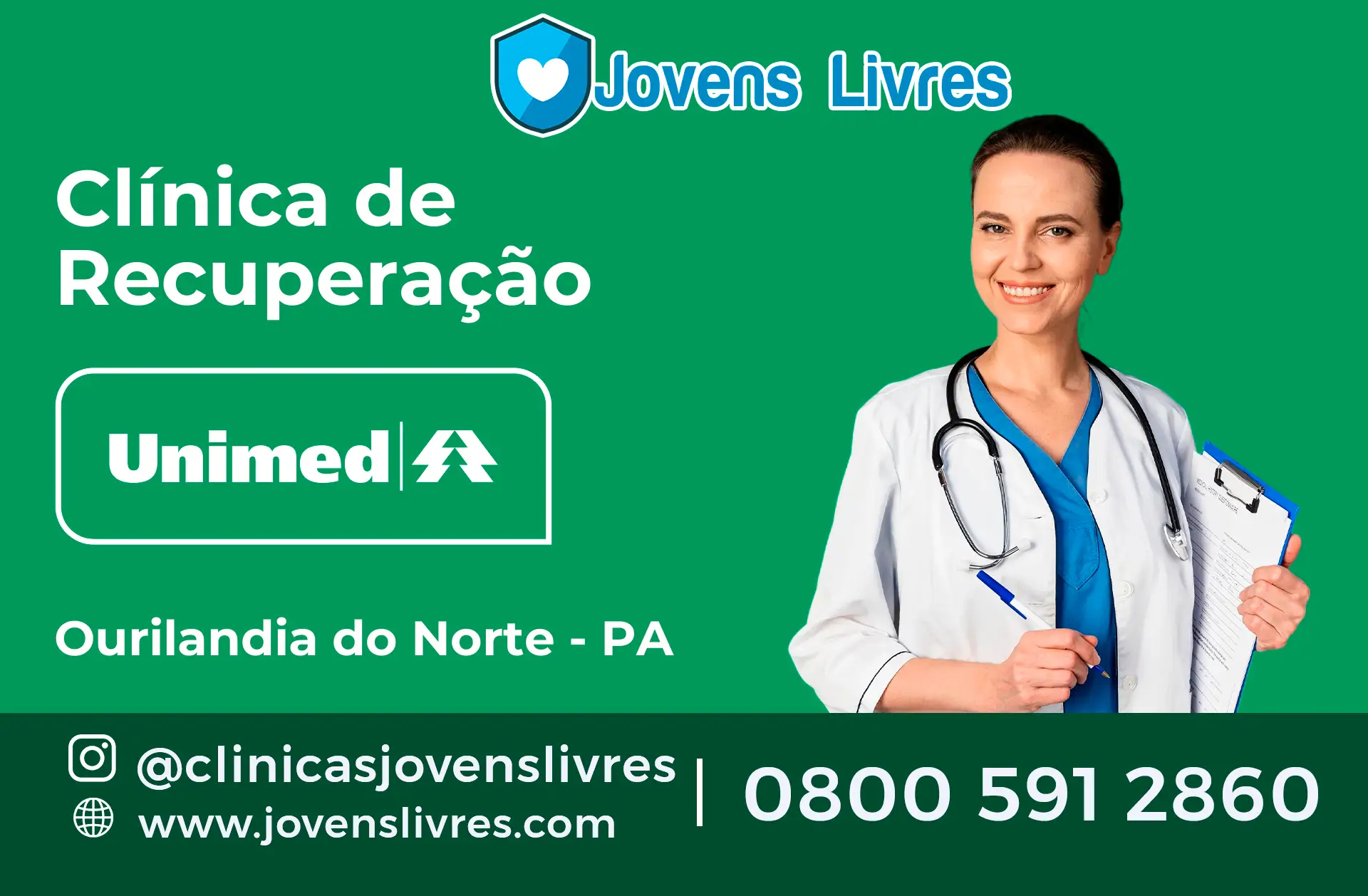 Clínica de Recuperação Unimed em Ourilândia do Norte - PA
