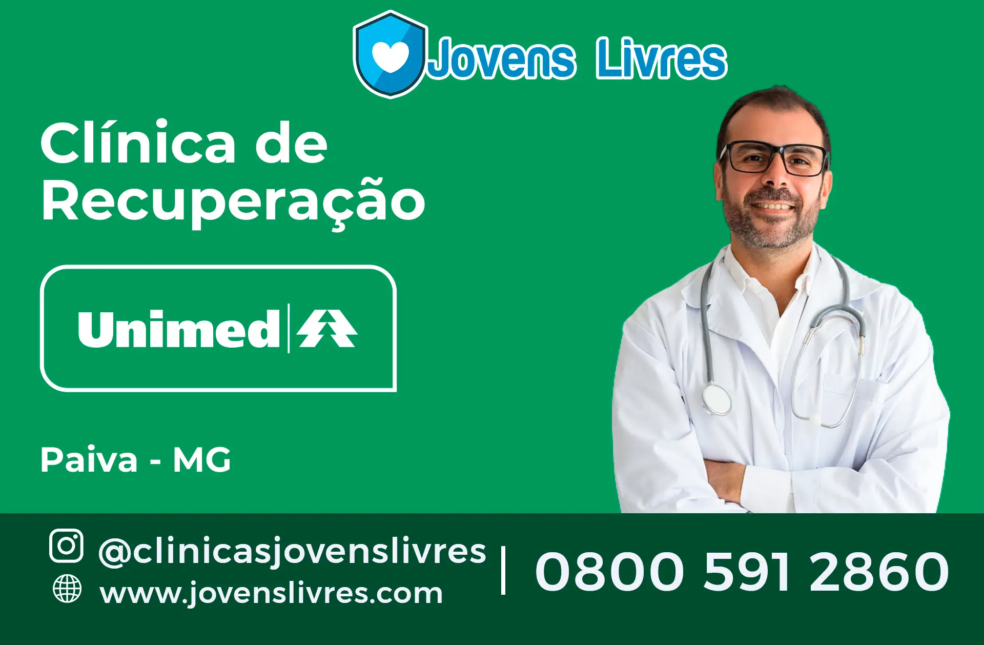 Clínica de Recuperação Unimed em Paiva - MG