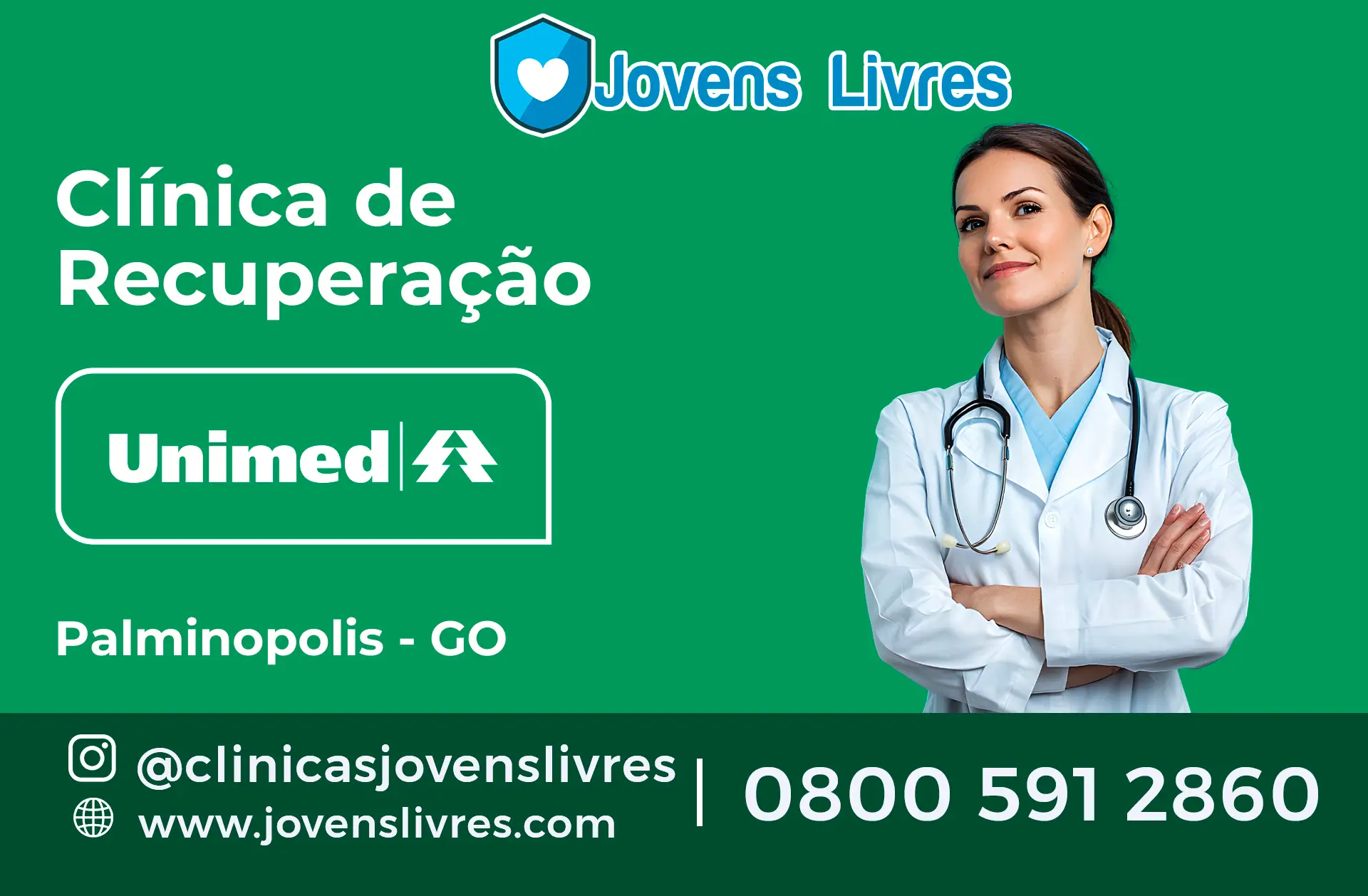 Clínica de Recuperação Unimed em Palminópolis - GO