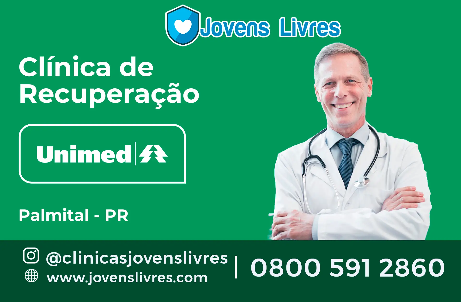 Clínica de Recuperação Unimed em Palmital - PR