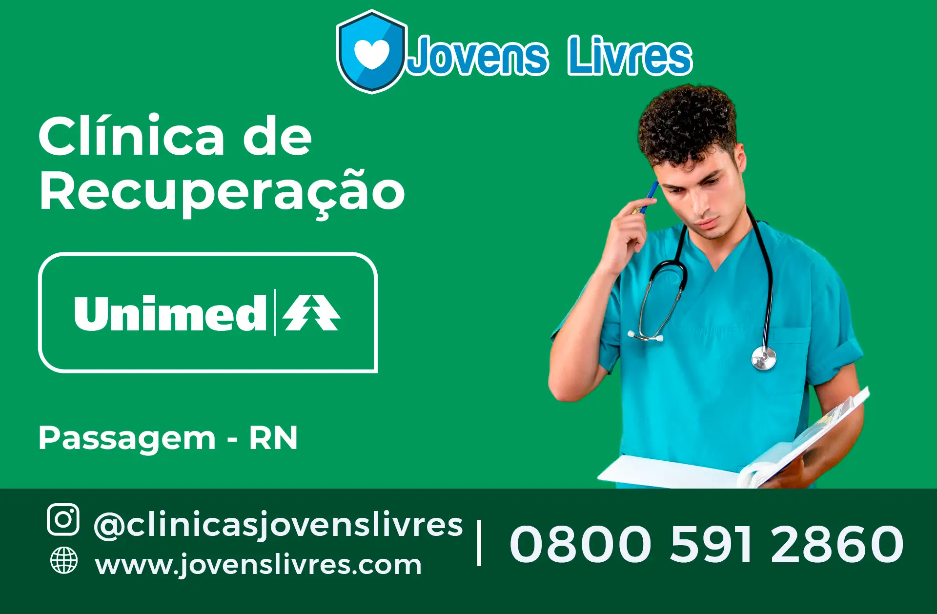 Clínica de Recuperação Unimed em Passagem - RN