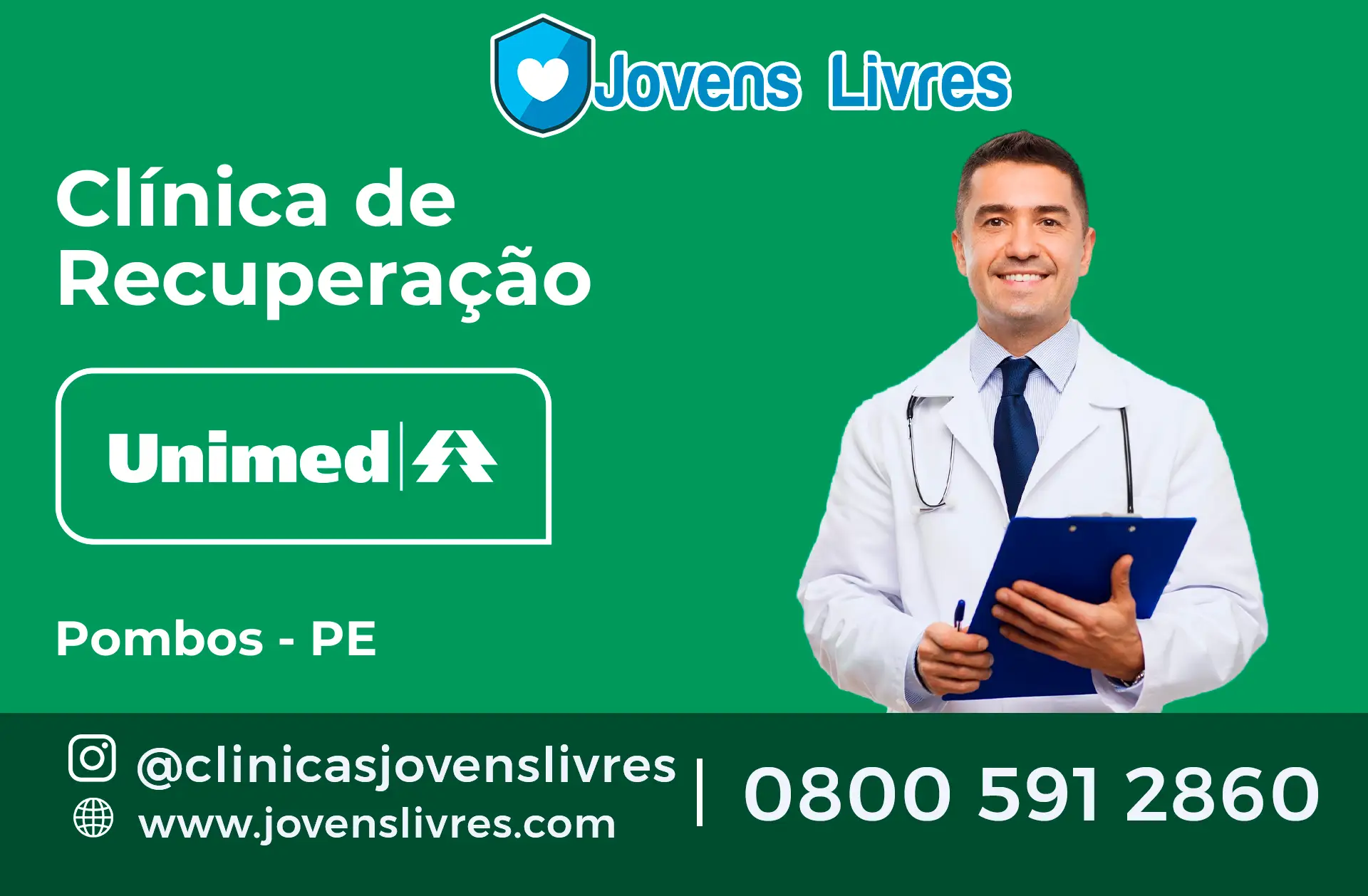Clínica de Recuperação Unimed em Pombos - PE