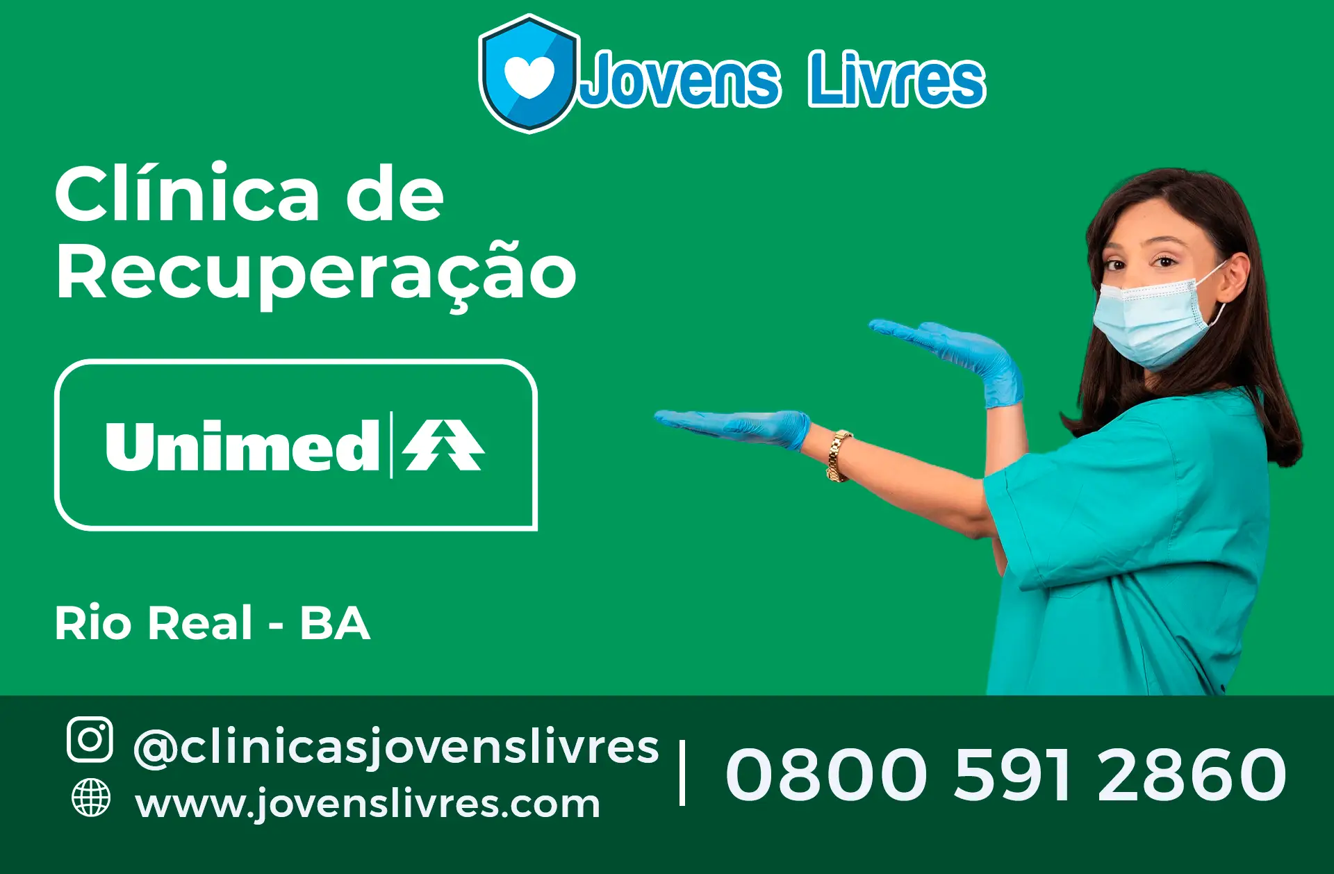 Clínica de Recuperação Unimed em Rio Real - BA