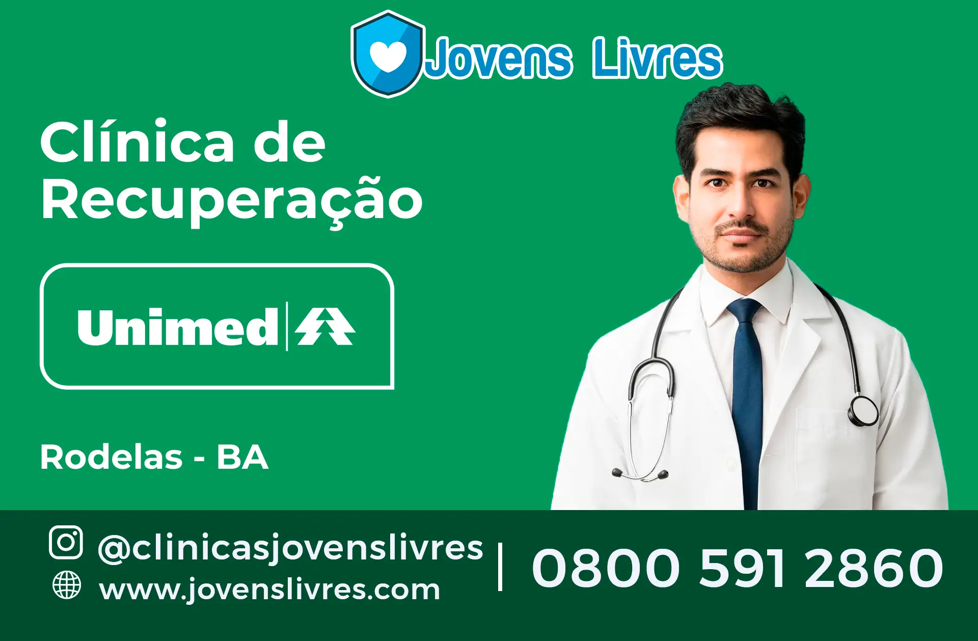 Clínica de Recuperação Unimed em Rodelas - BA