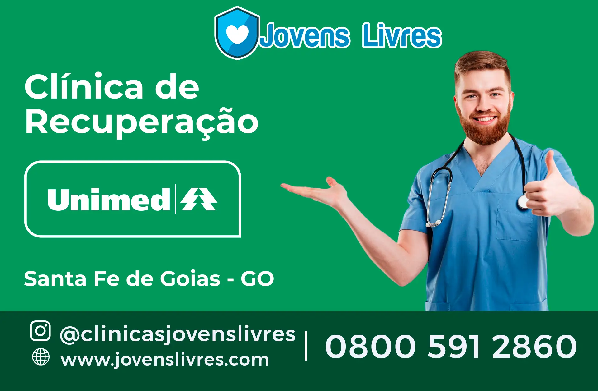 Clínica de Recuperação Unimed em Santa Fé de Goiás - GO