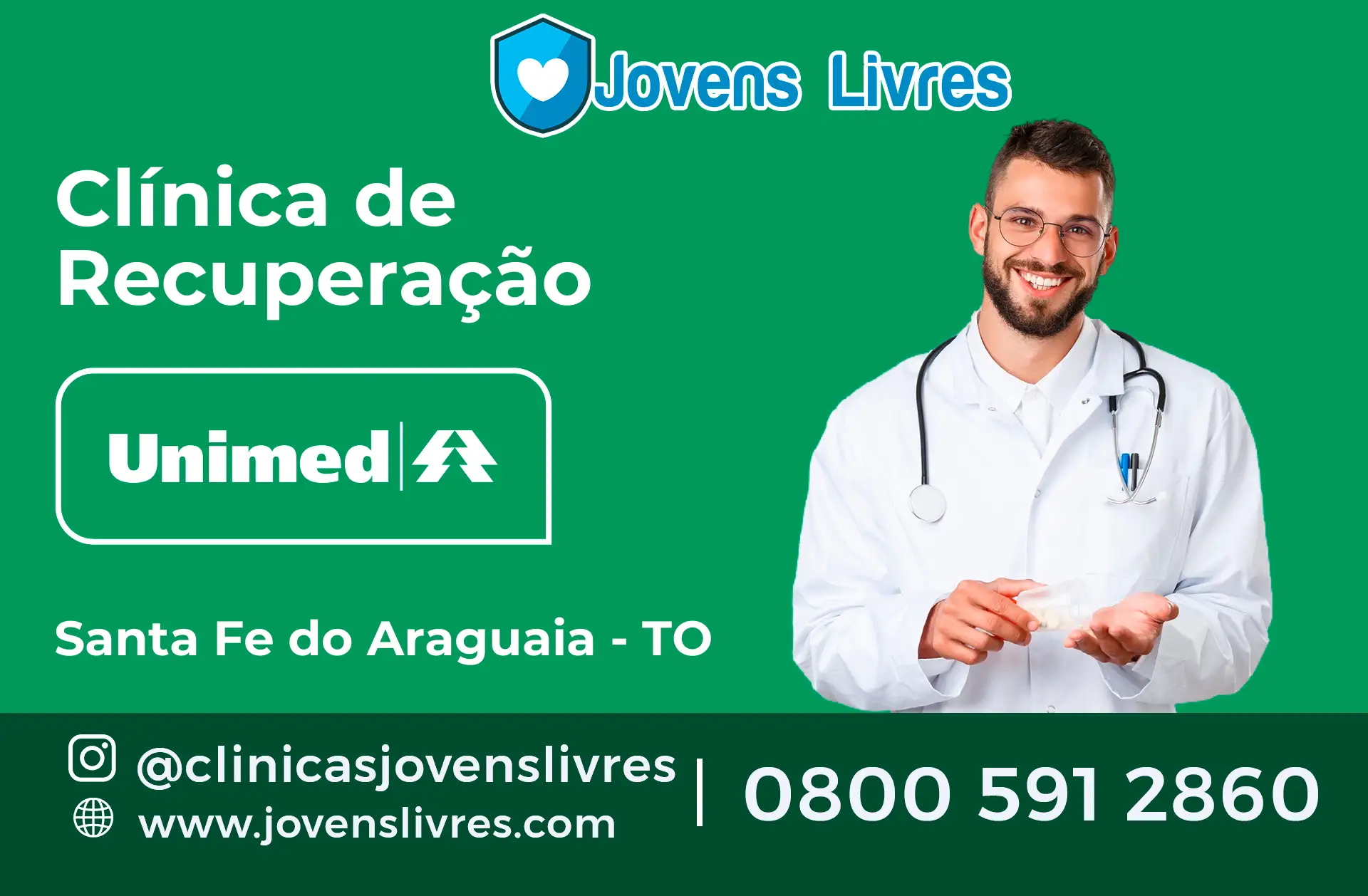 No momento, você está visualizando 🏥 Clínica de Recuperação Unimed em Santa Fé do Araguaia – TO – Tratamento de Qualidade e Cobertura Completa