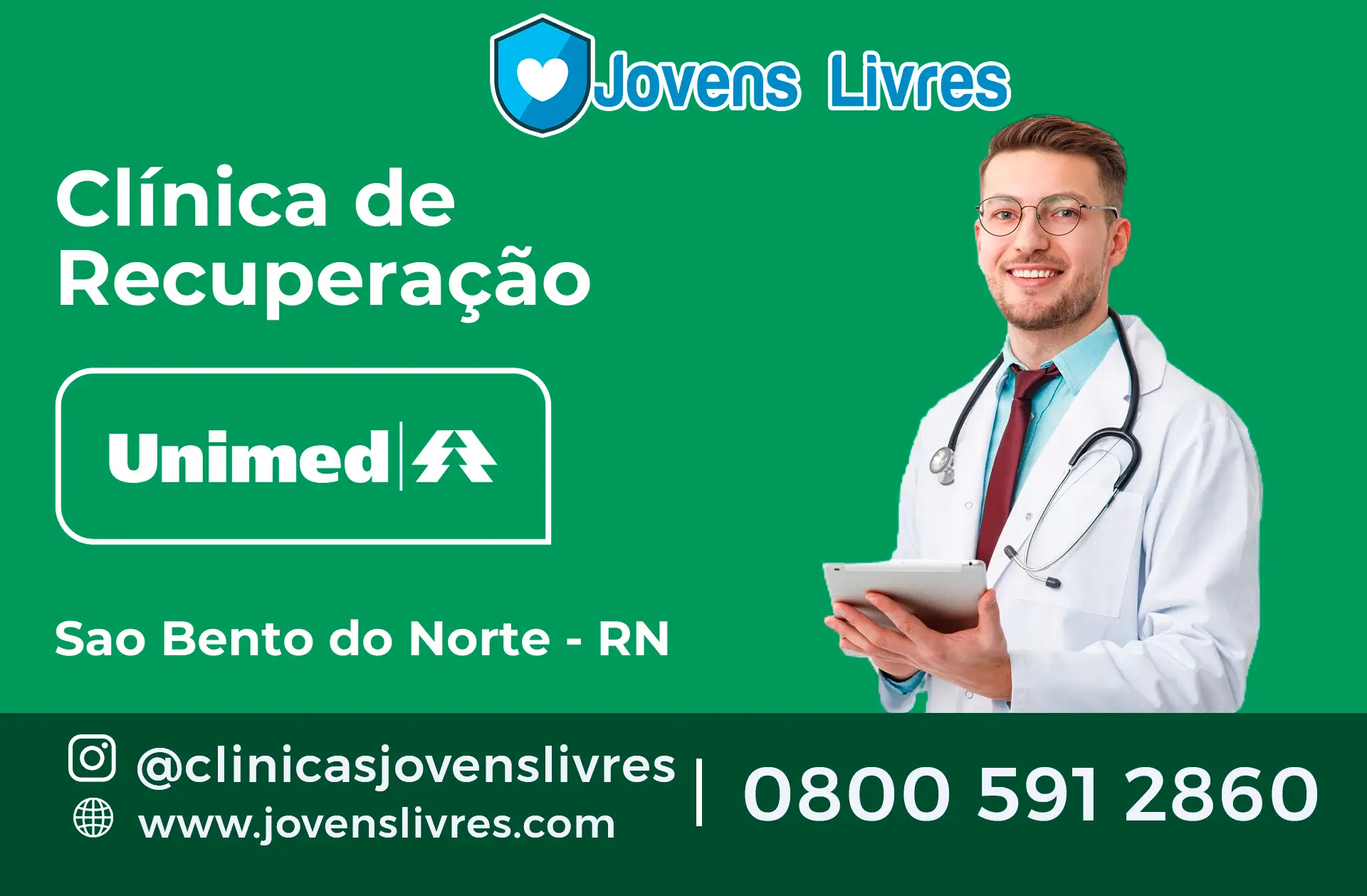 Clínica de Recuperação Unimed em São Bento do Norte - RN