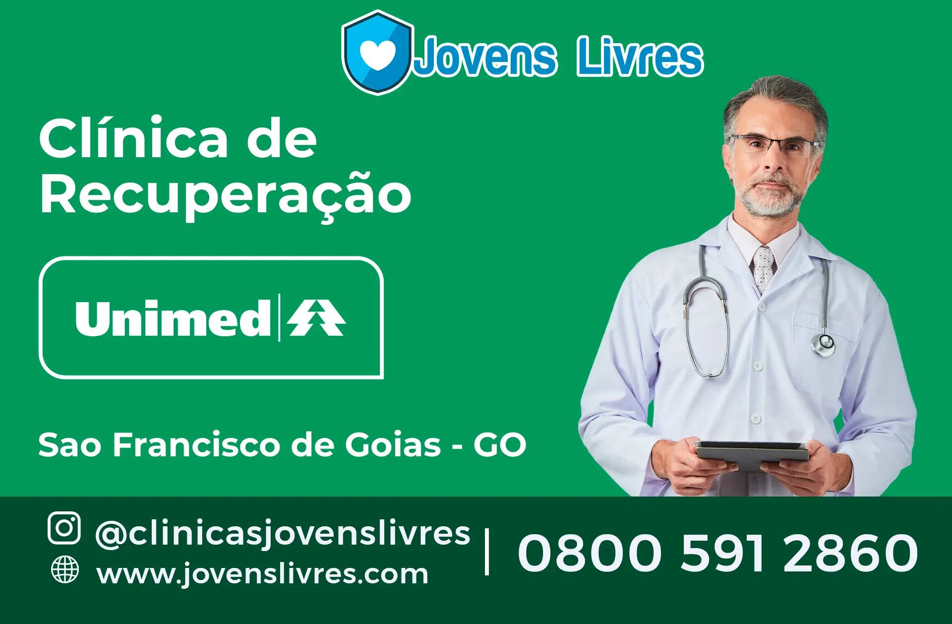 Clínica de Recuperação Unimed em São Francisco de Goiás - GO