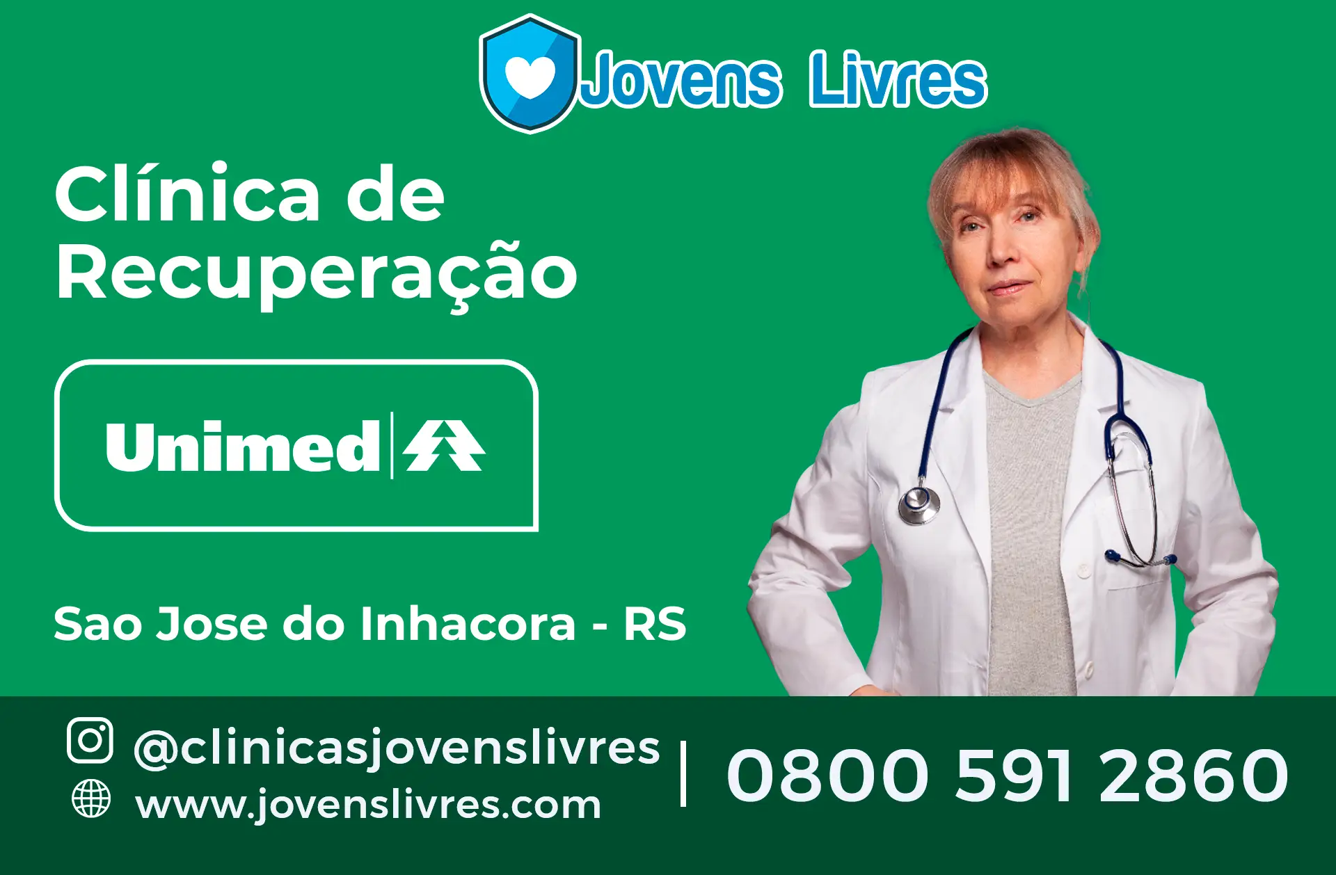 Clínica de Recuperação Unimed em São José do Inhacorá - RS