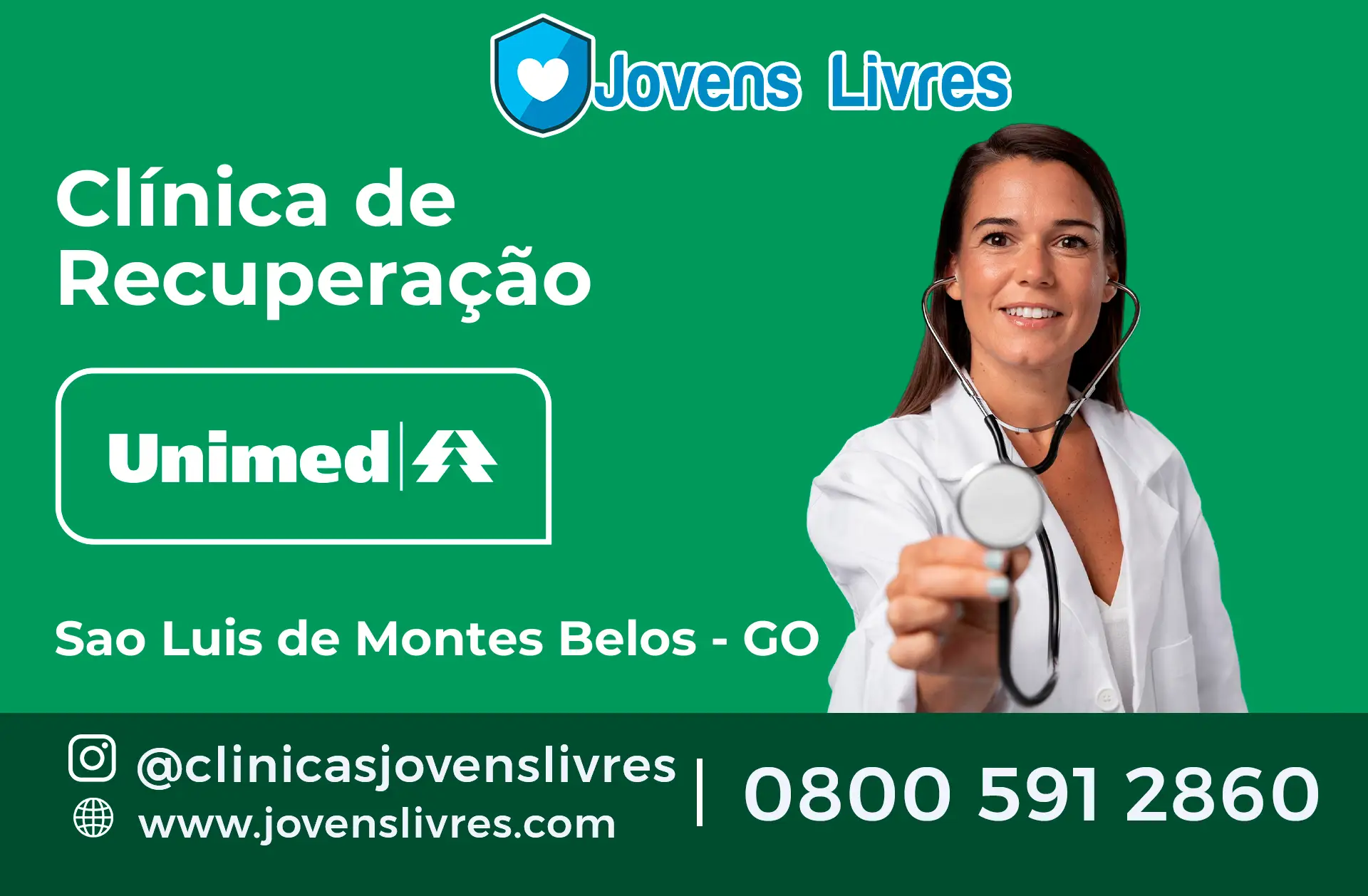 Clínica de Recuperação Unimed em São Luís de Montes Belos - GO