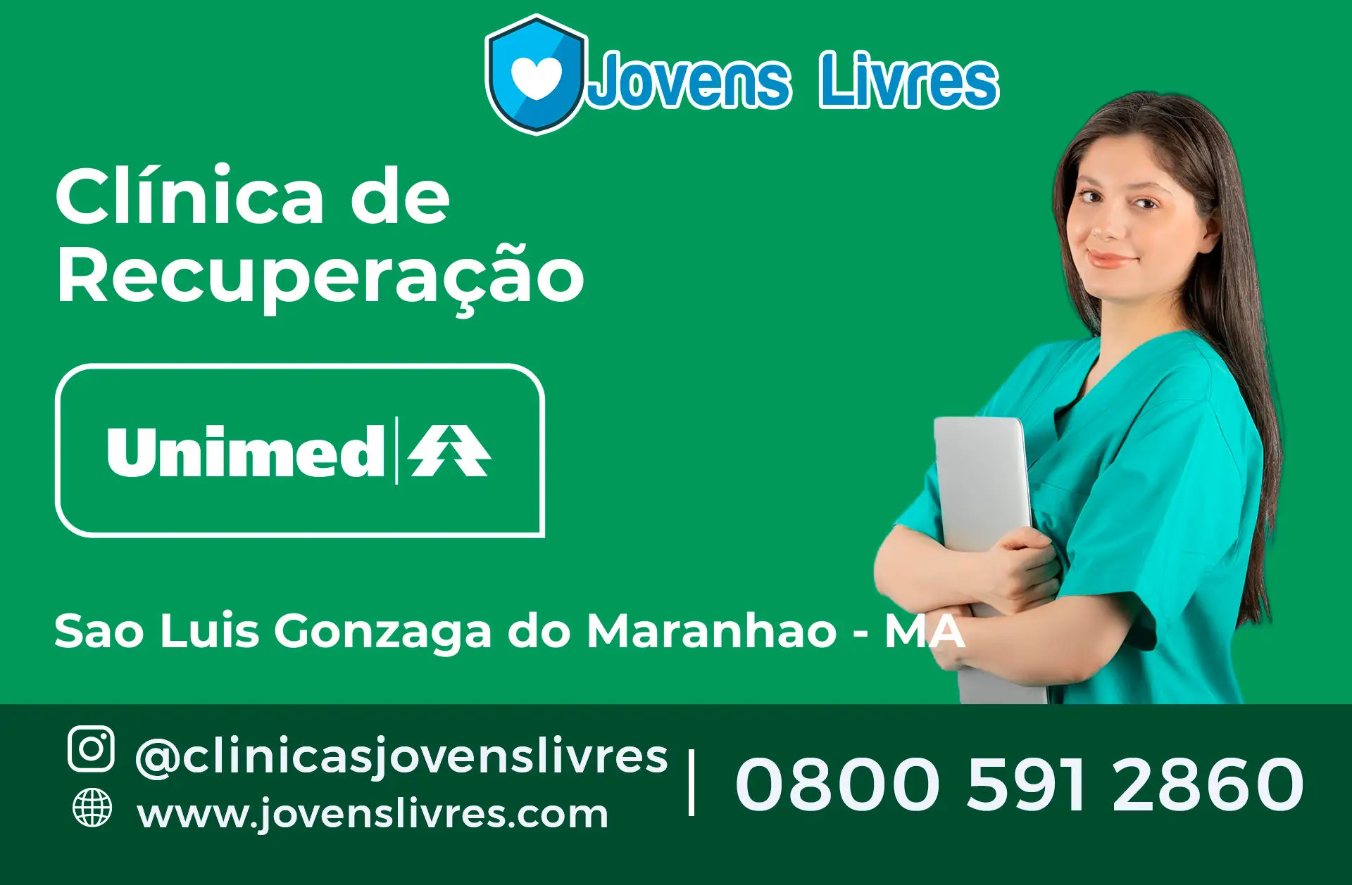 Clínica de Recuperação Unimed em São Luís Gonzaga do Maranhão - MA