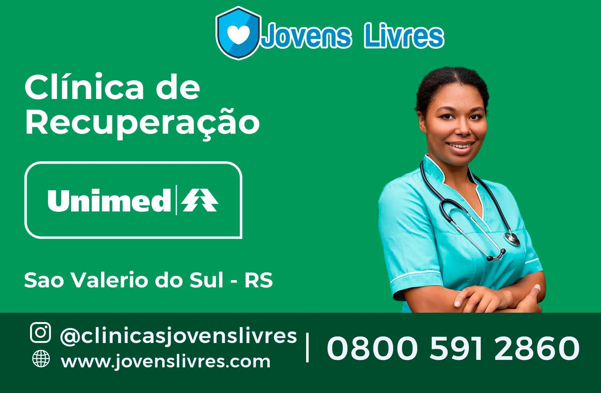Clínica de Recuperação Unimed em São Valério do Sul - RS