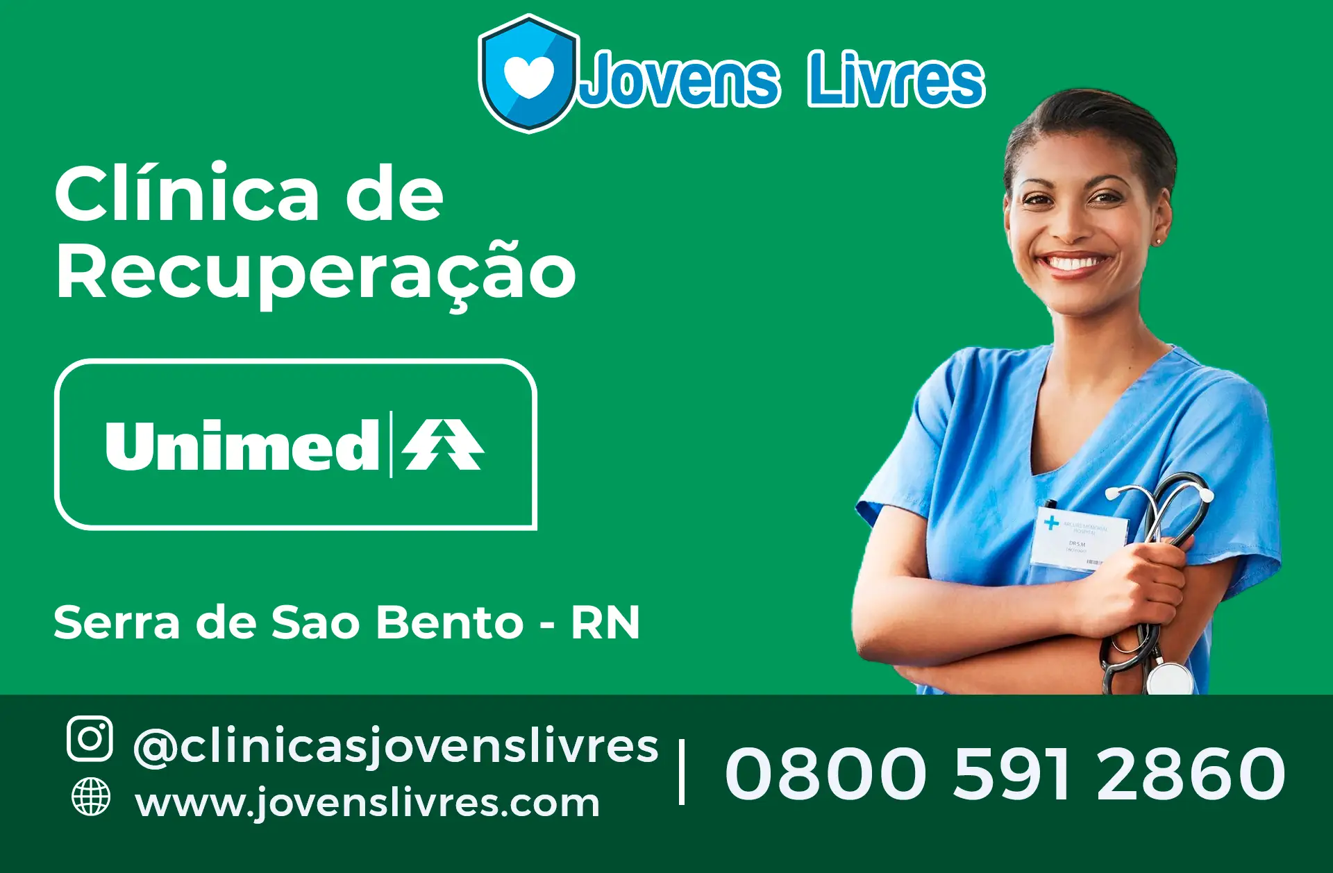 Clínica de Recuperação Unimed em Serra de São Bento - RN