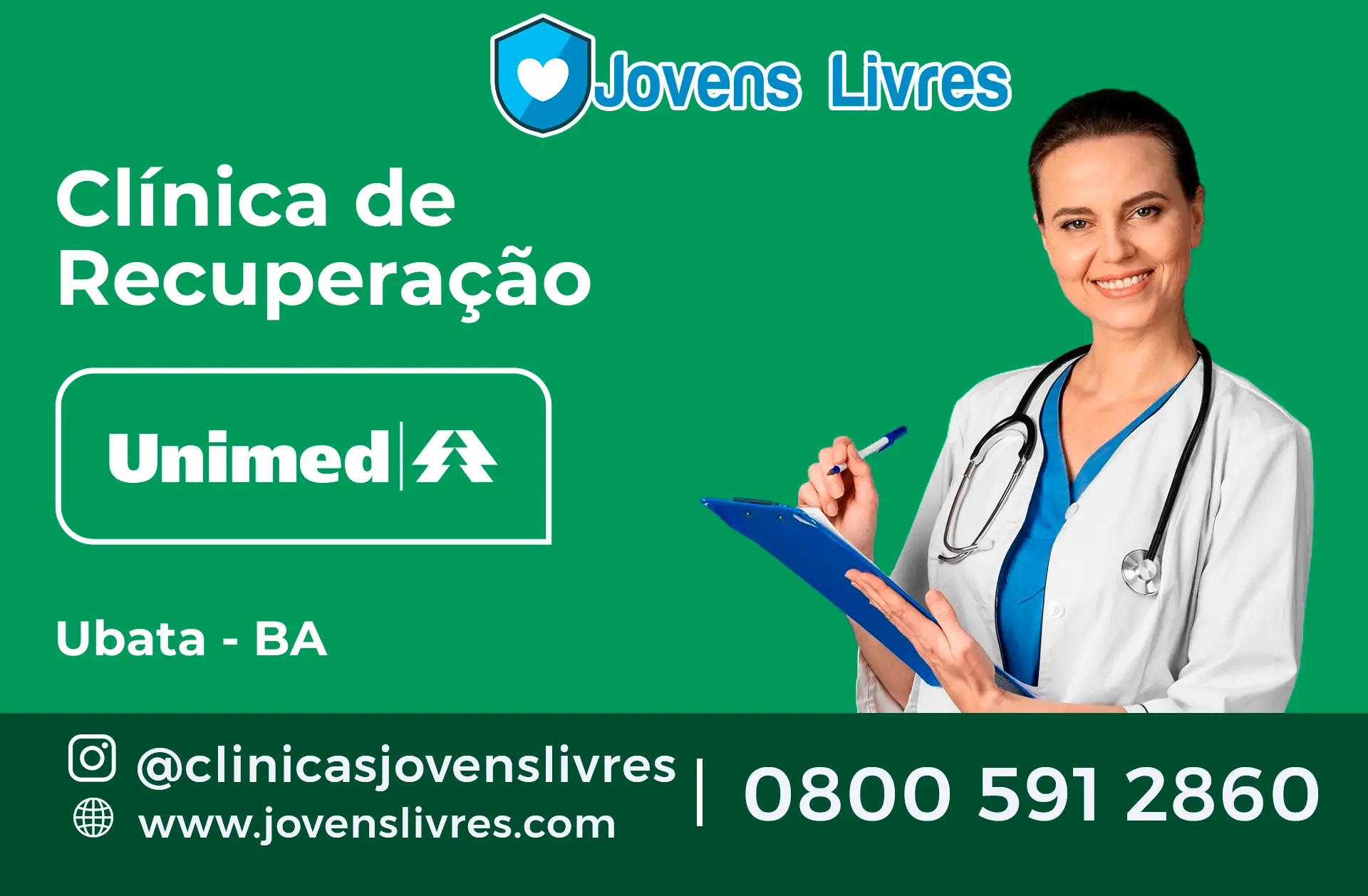Clínica de Recuperação Unimed em Ubatã - BA