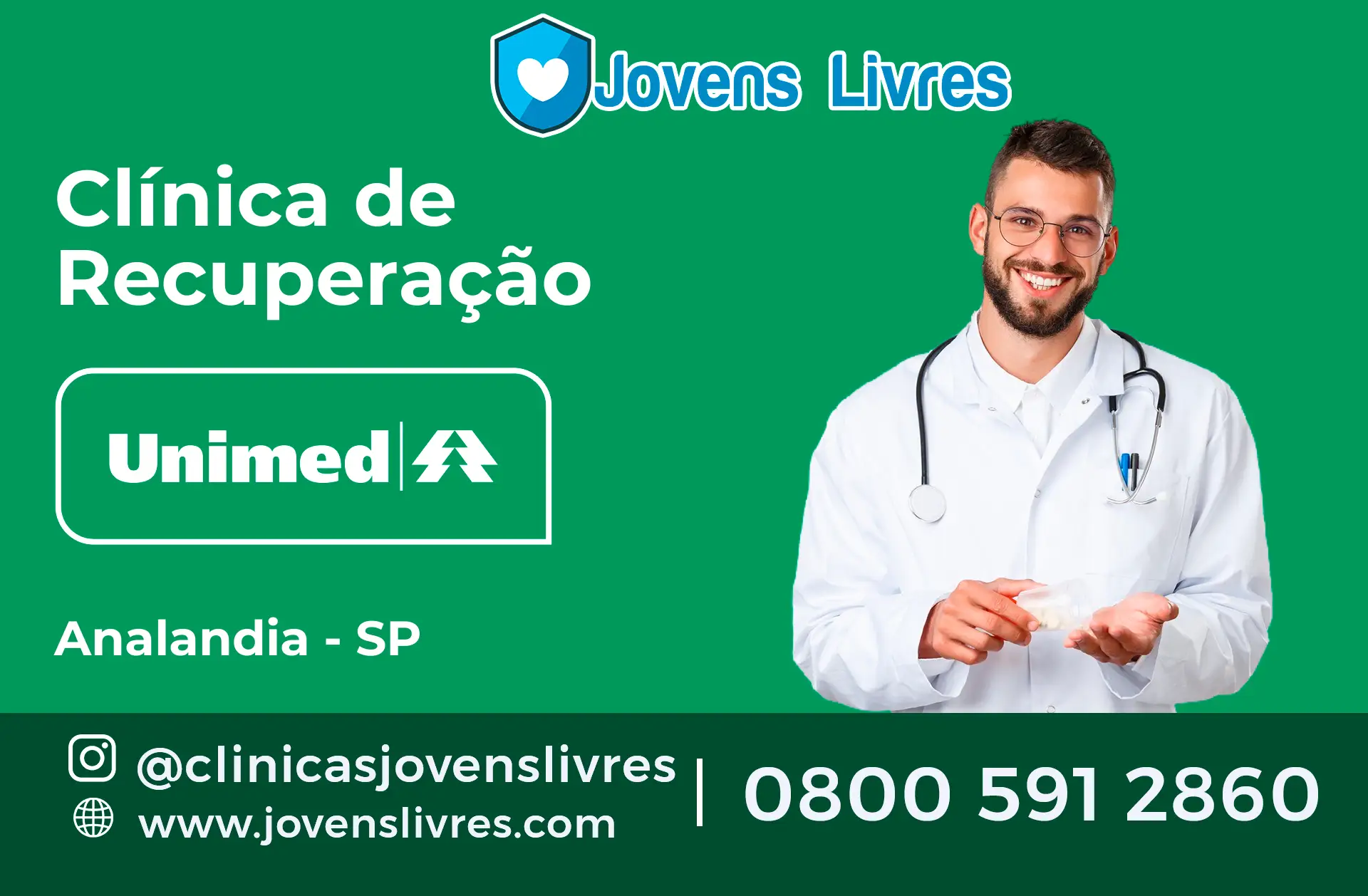 Clínica de Recuperação Unimed em Analândia - SP
