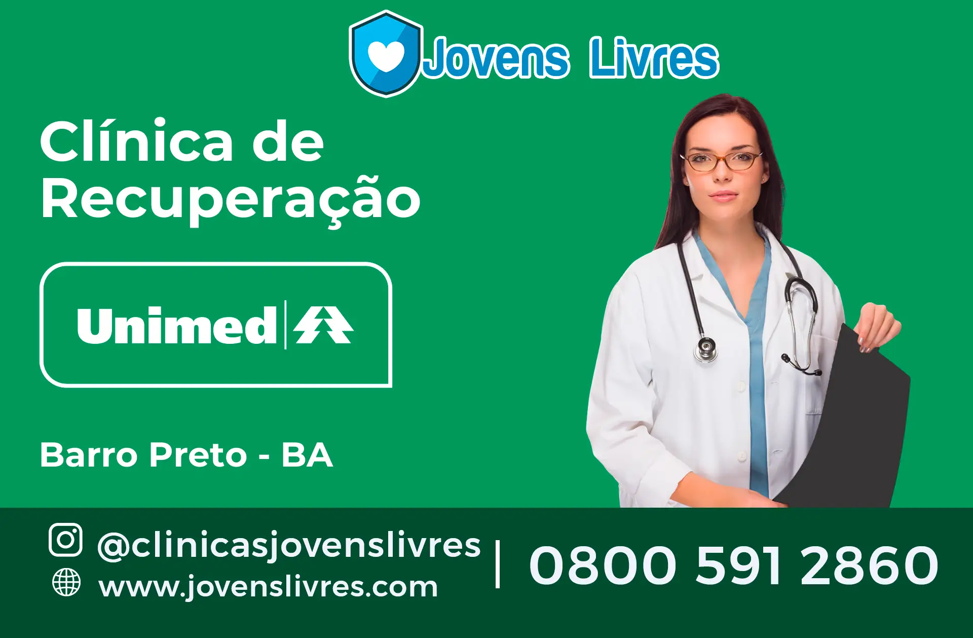 Clínica de Recuperação Unimed em Barro Preto - BA