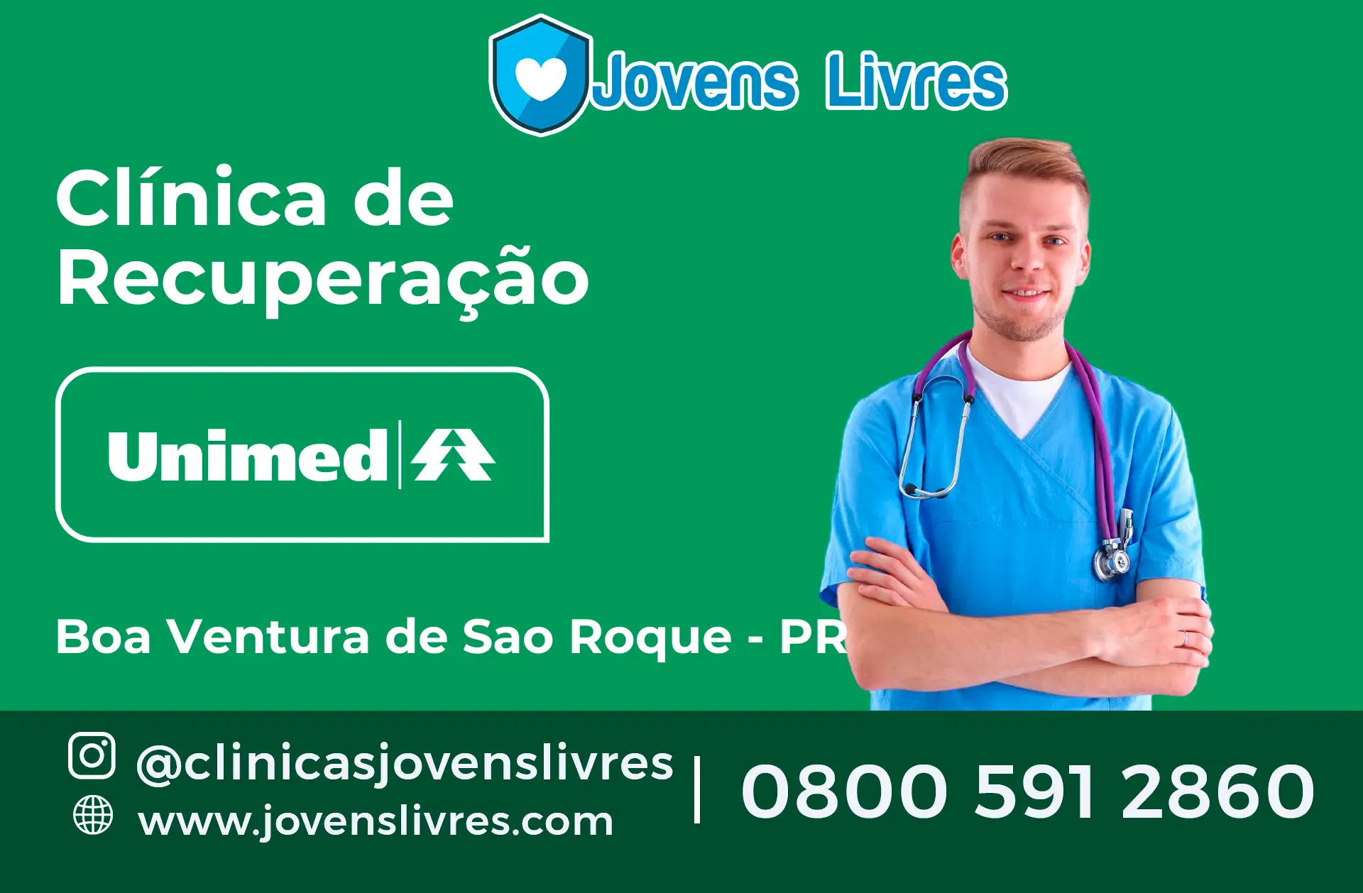 Clínica de Recuperação Unimed em Boa Ventura de São Roque - PR