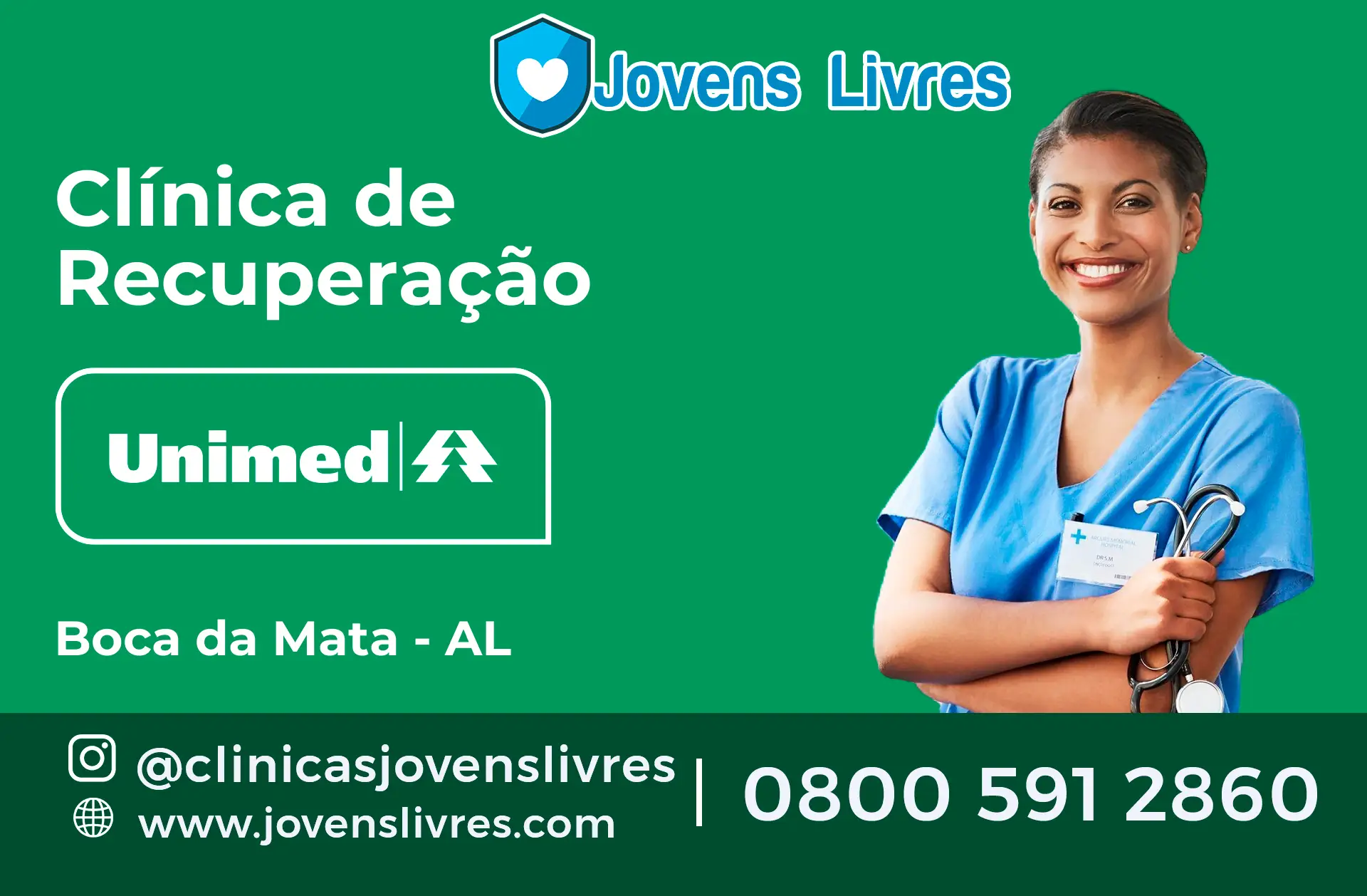 Clínica de Recuperação Unimed em Boca da Mata - AL