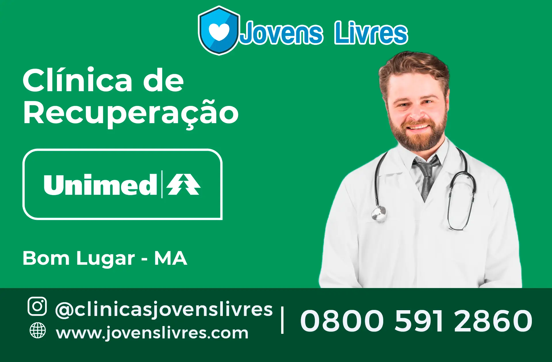 Clínica de Recuperação Unimed em Bom Lugar - MA