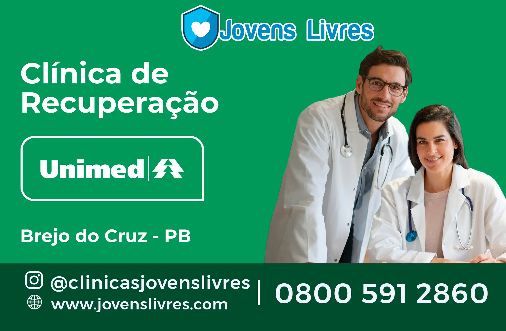 Clínica de Recuperação Unimed em Brejo do Cruz - PB