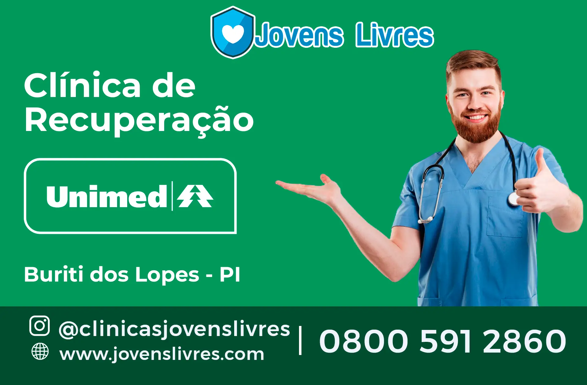 Clínica de Recuperação Unimed em Buriti dos Lopes - PI