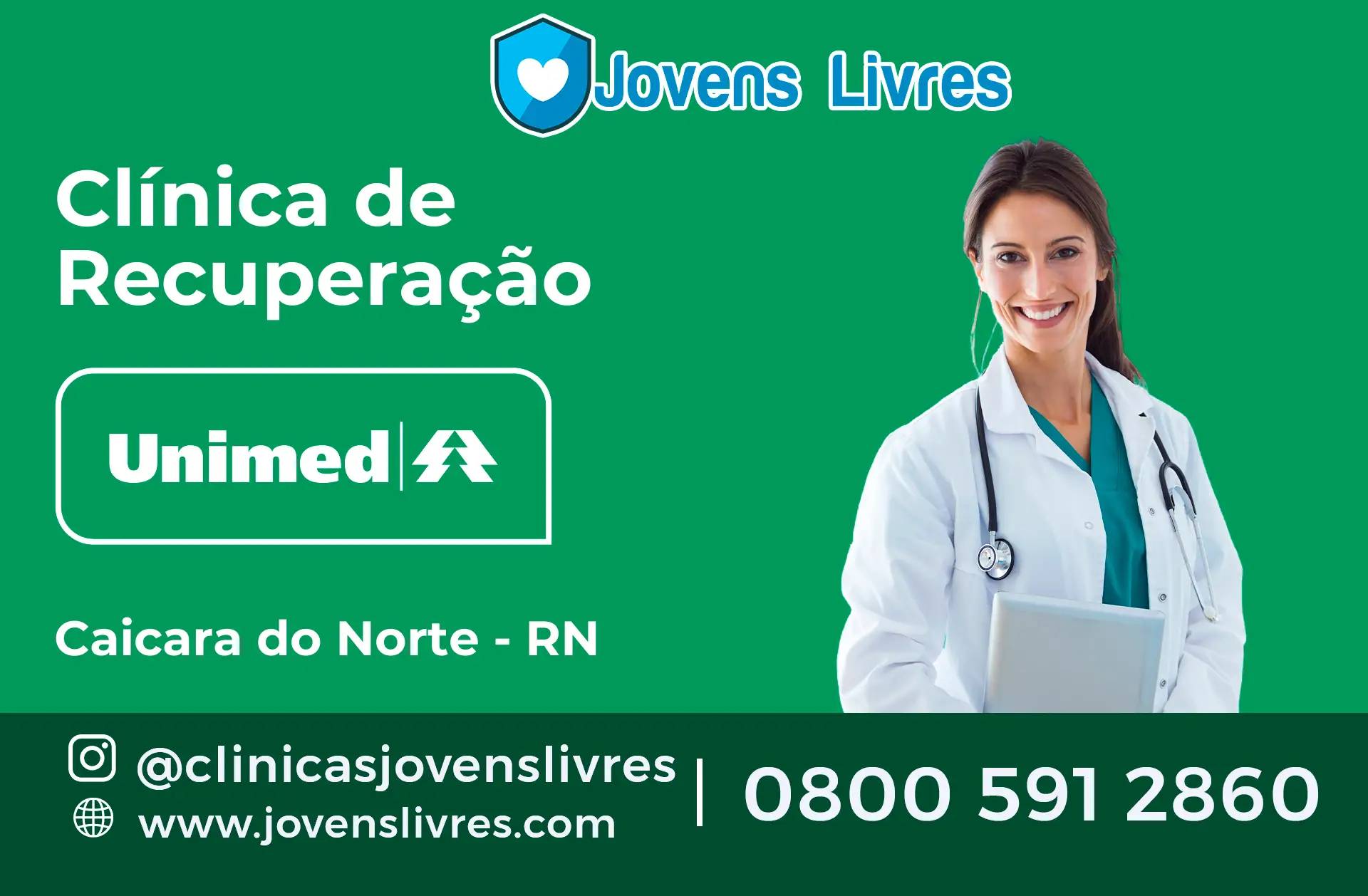Clínica de Recuperação Unimed em Caiçara do Norte - RN