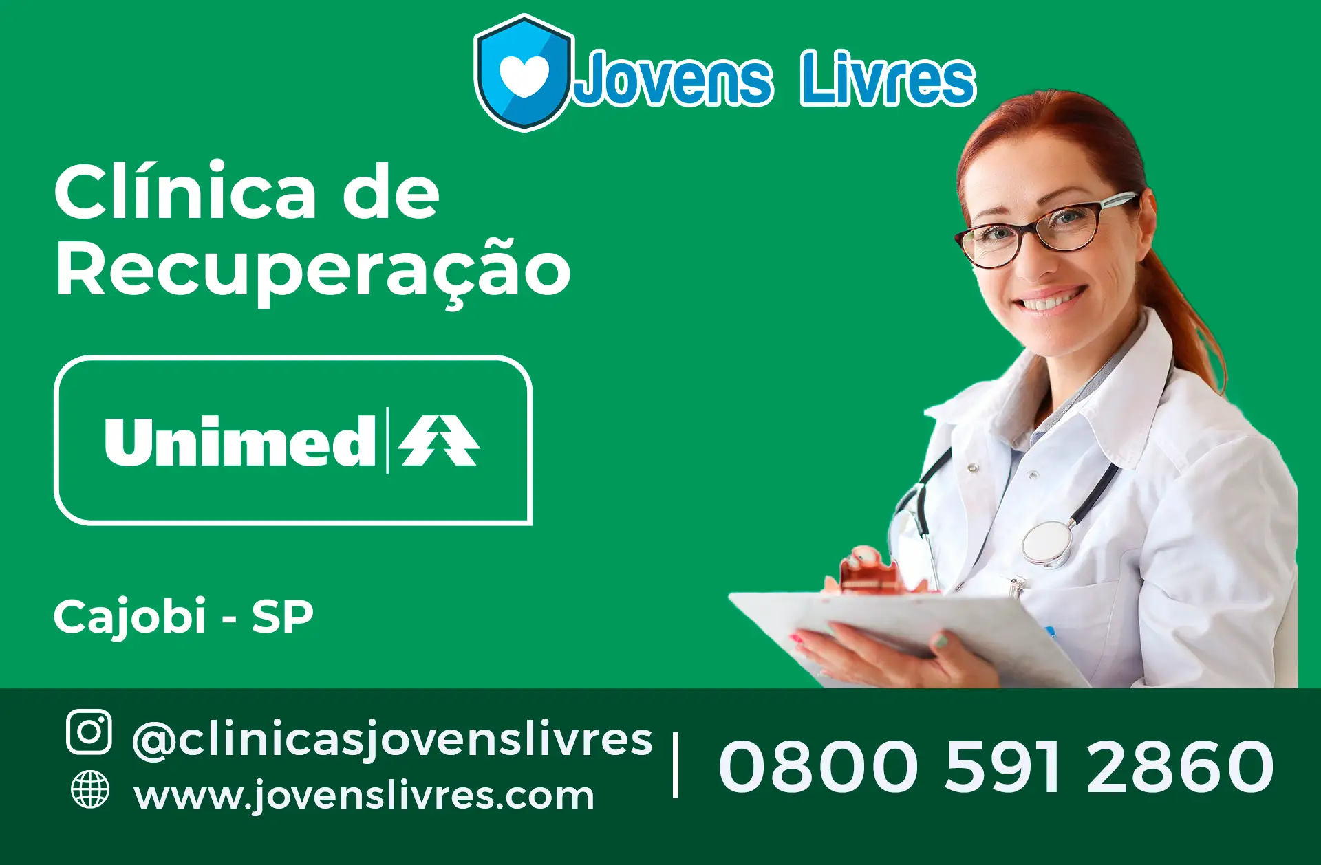 Clínica de Recuperação Unimed em Cajobi - SP