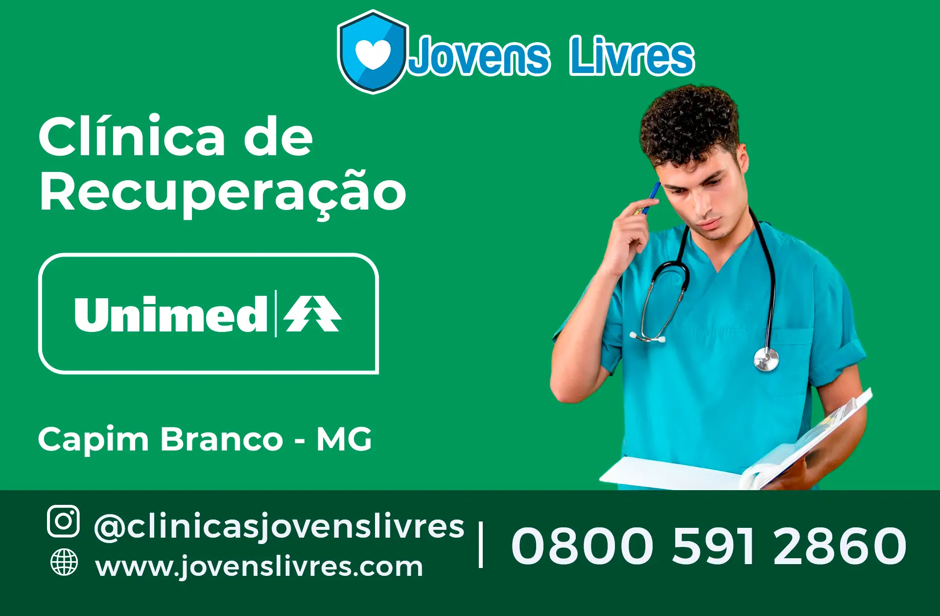 Clínica de Recuperação Unimed em Capim Branco - MG
