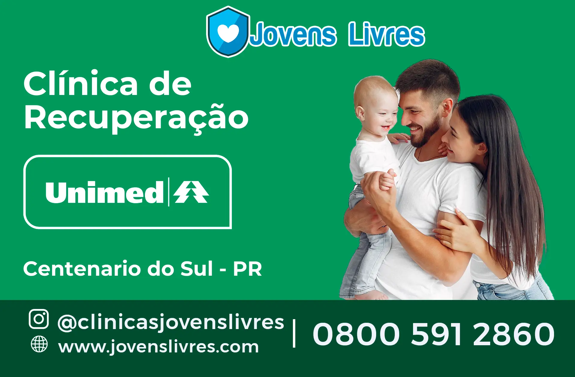 Clínica de Recuperação Unimed em Centenário do Sul - PR