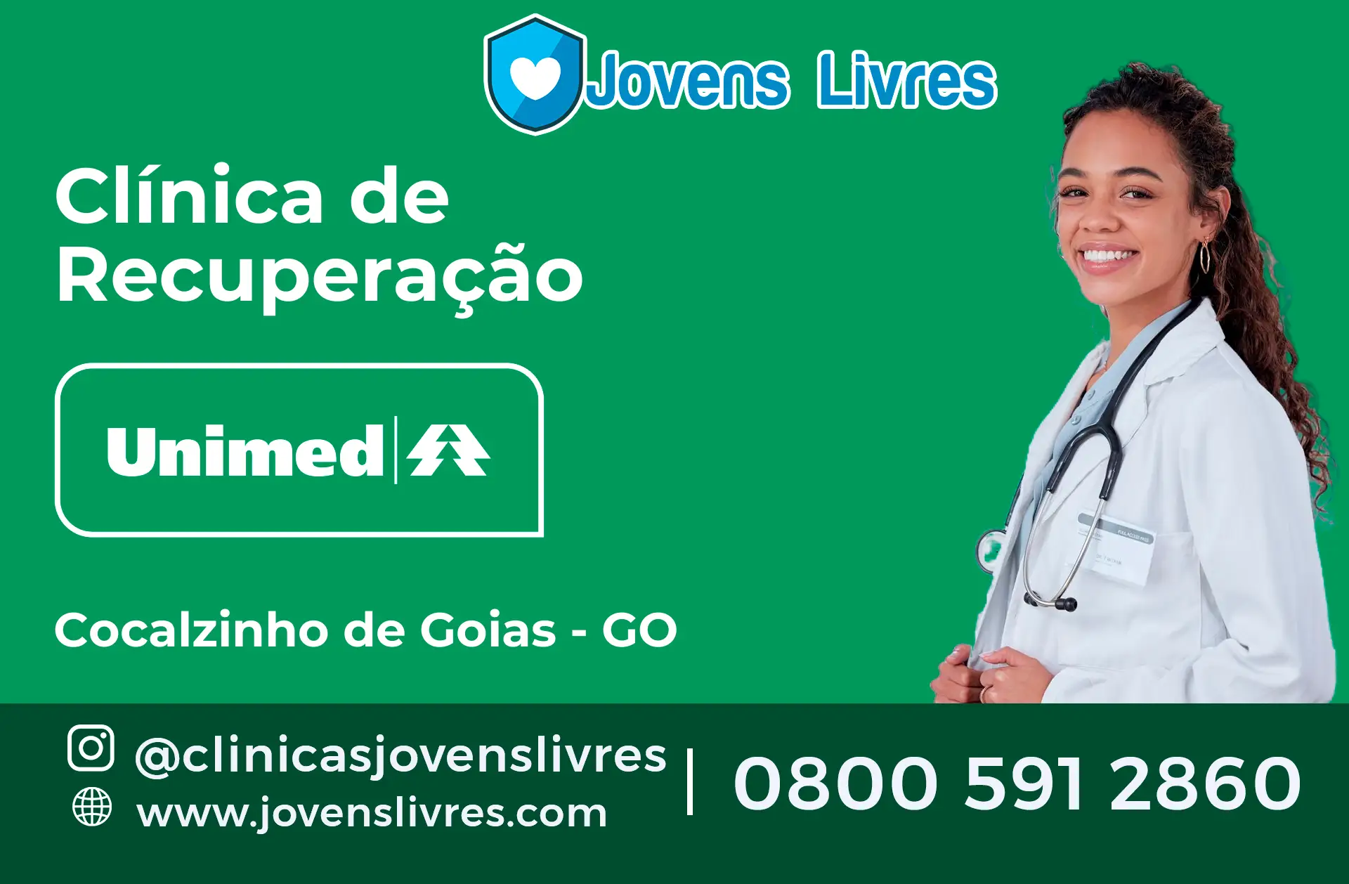 Clínica de Recuperação Unimed em Cocalzinho de Goiás - GO
