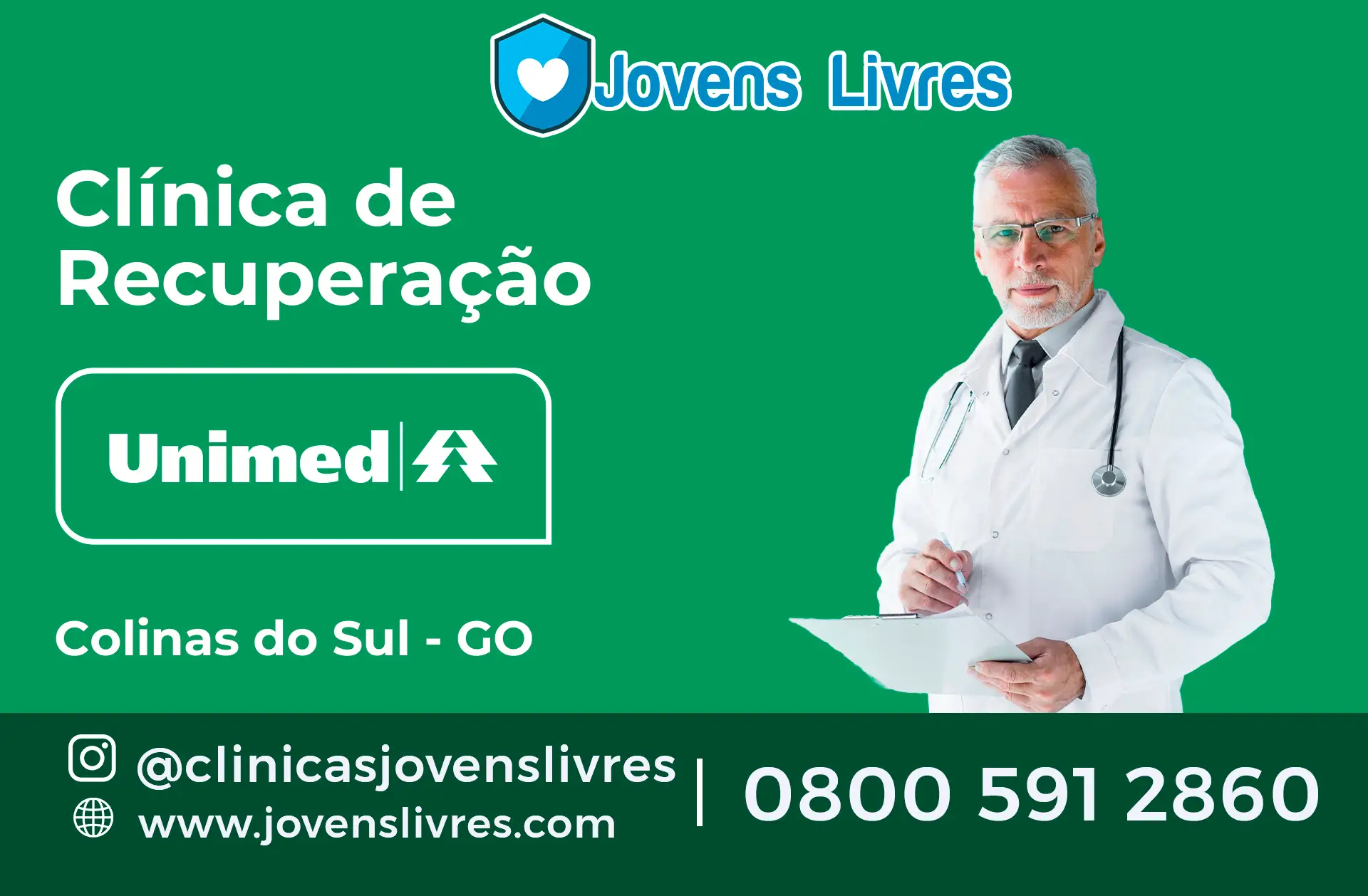 Clínica de Recuperação Unimed em Colinas do Sul - GO