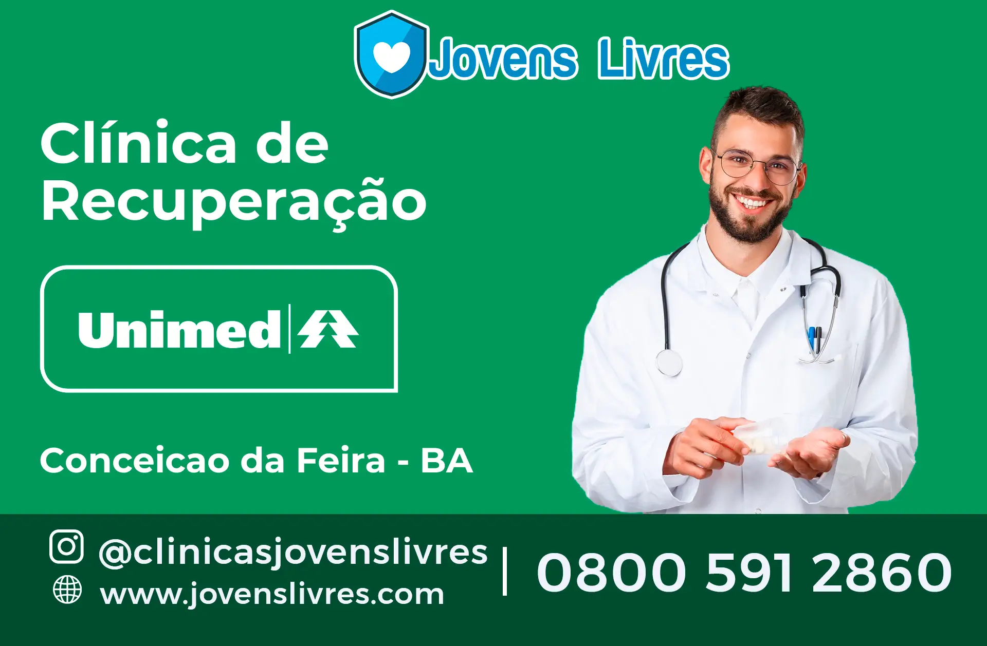 Clínica de Recuperação Unimed em Conceição da Feira - BA
