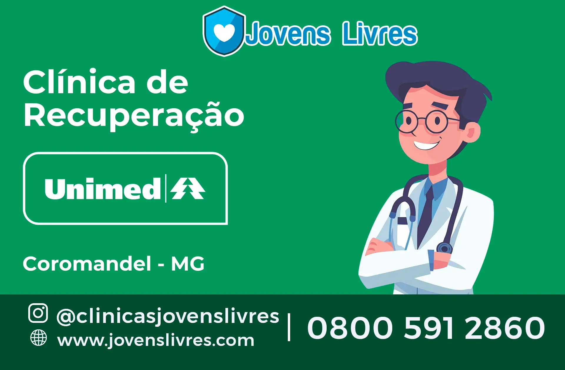 Clínica de Recuperação Unimed em Coromandel - MG
