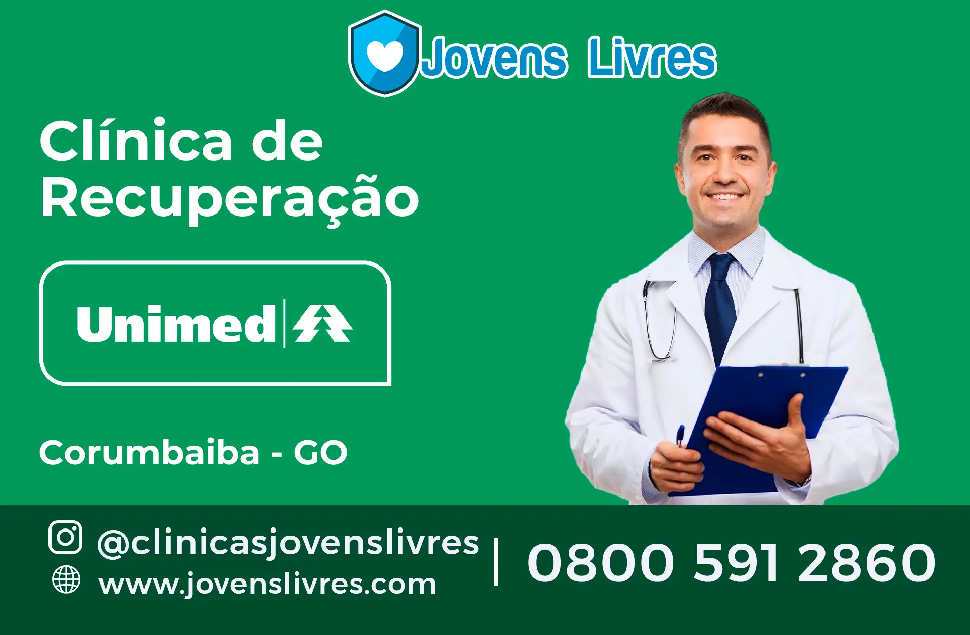 Clínica de Recuperação Unimed em Corumbaíba - GO