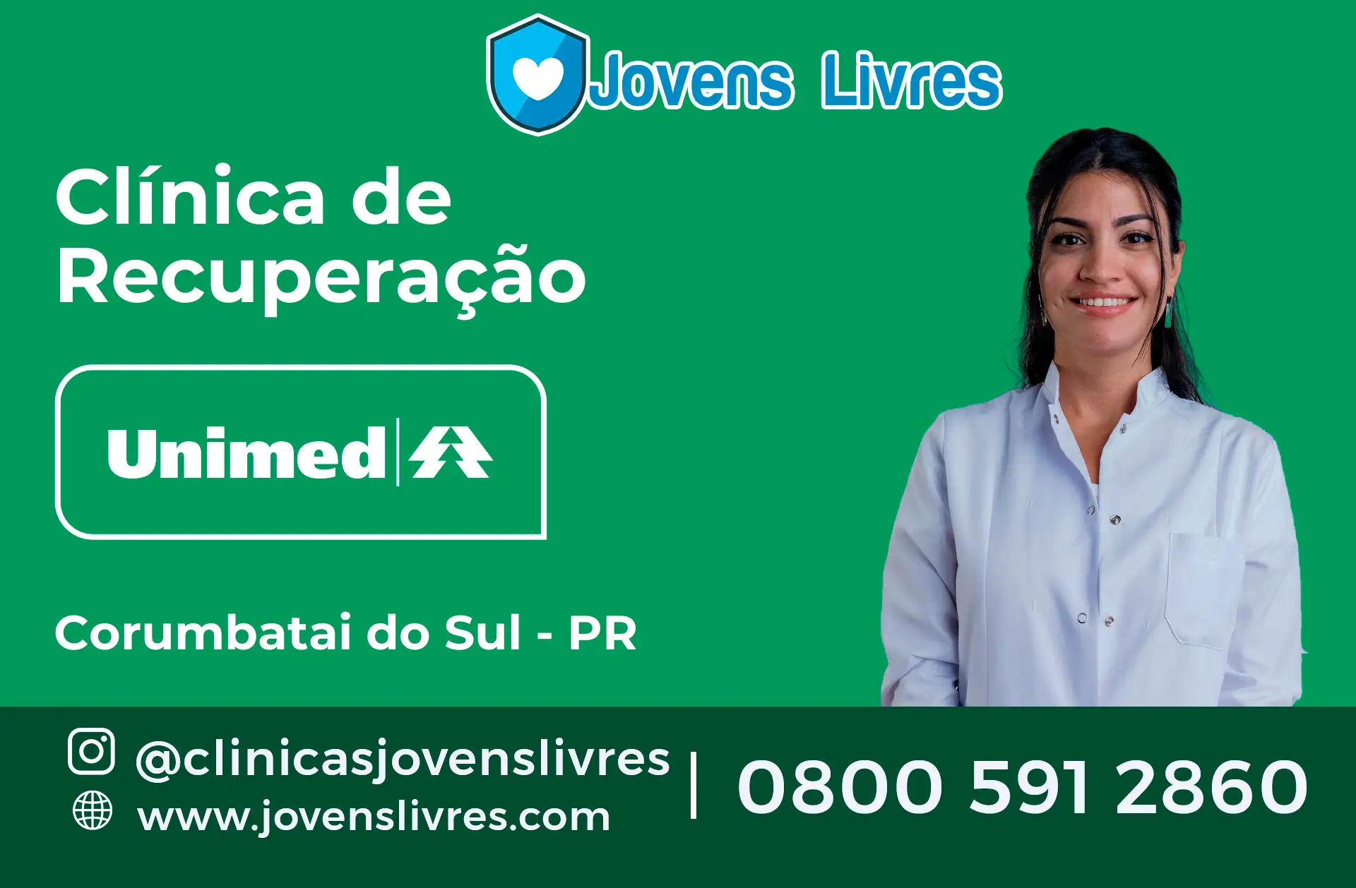 Clínica de Recuperação Unimed em Corumbataí do Sul - PR
