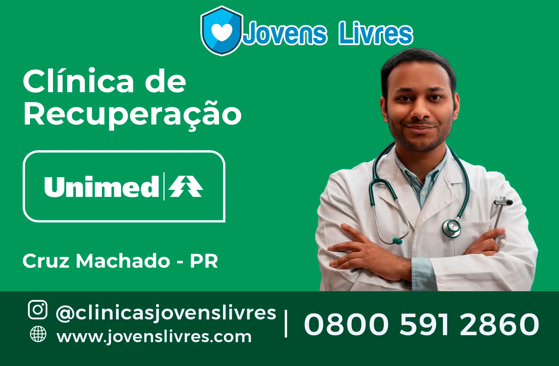 Clínica de Recuperação Unimed em Cruz Machado - PR