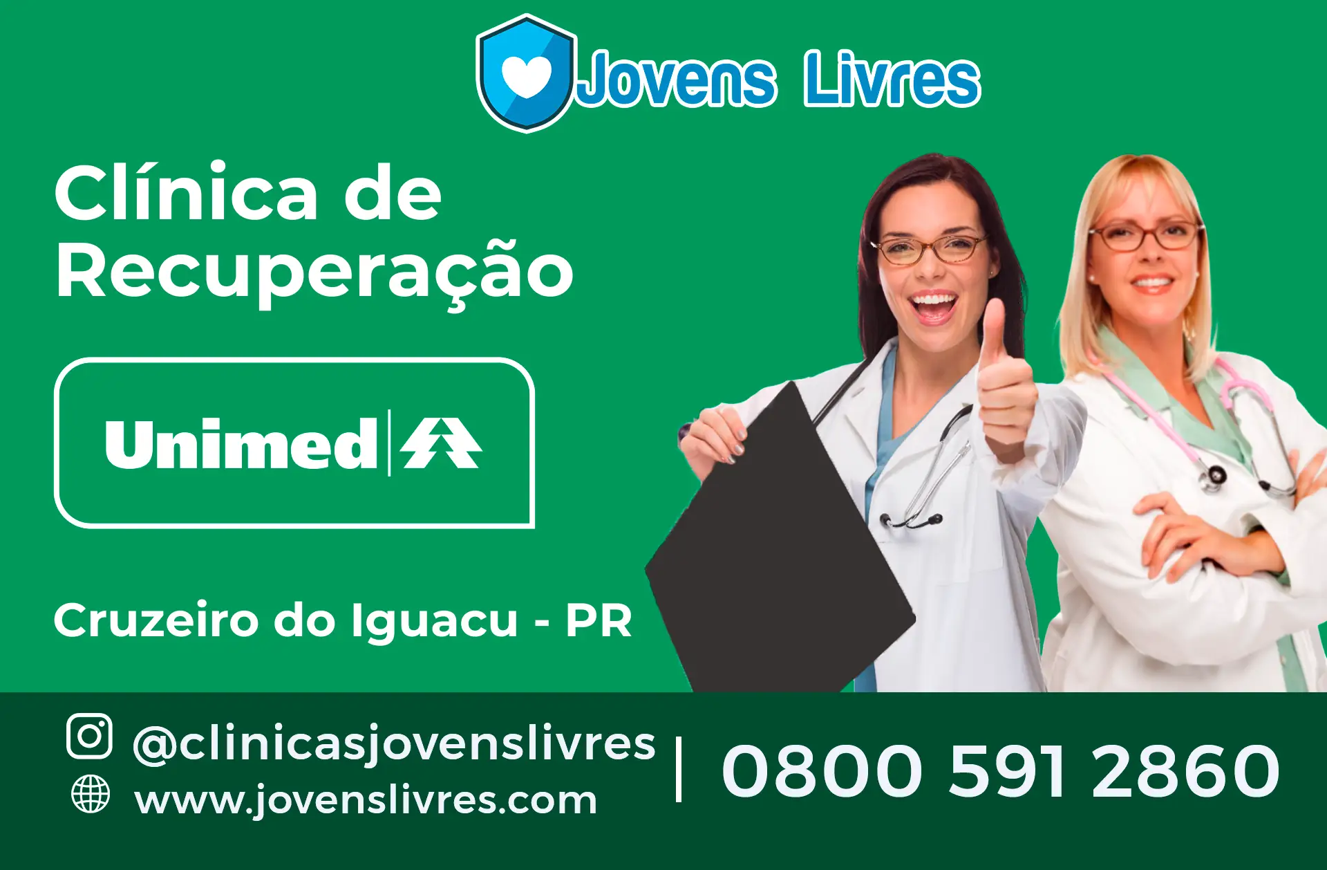 Clínica de Recuperação Unimed em Cruzeiro do Iguaçu - PR