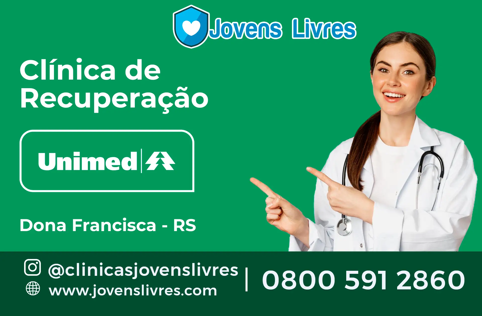 Clínica de Recuperação Unimed em Dona Francisca - RS