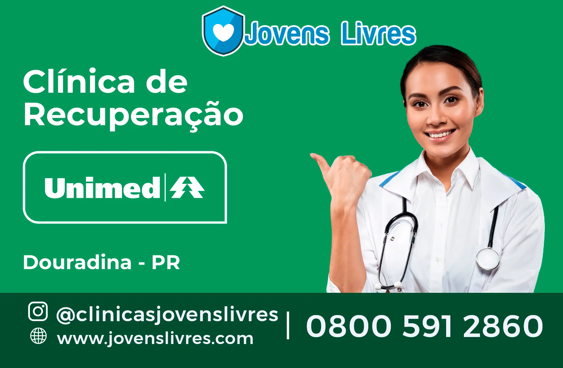 Clínica de Recuperação Unimed em Douradina - PR