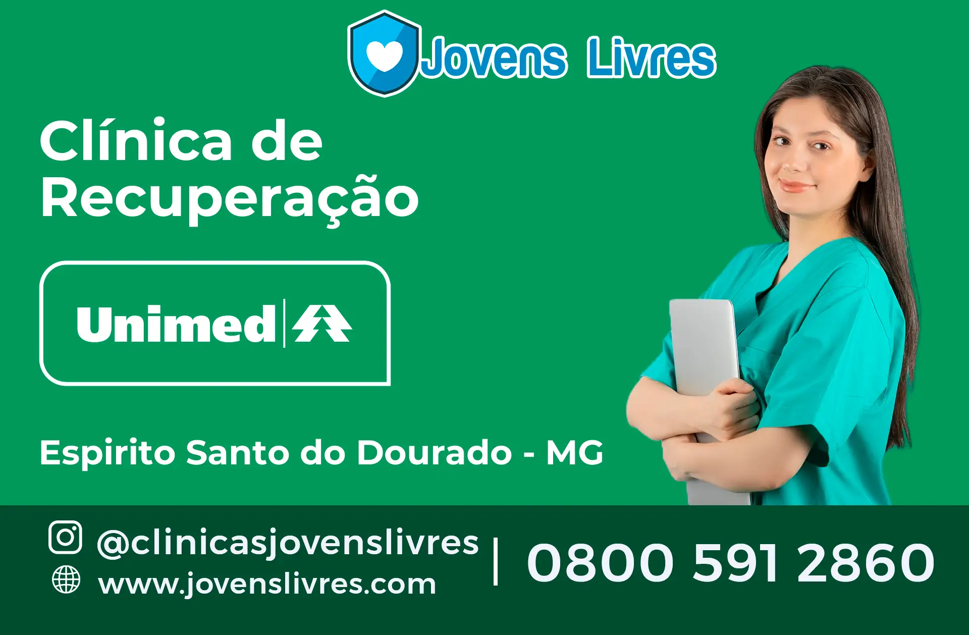 Clínica de Recuperação Unimed em Espírito Santo do Dourado - MG
