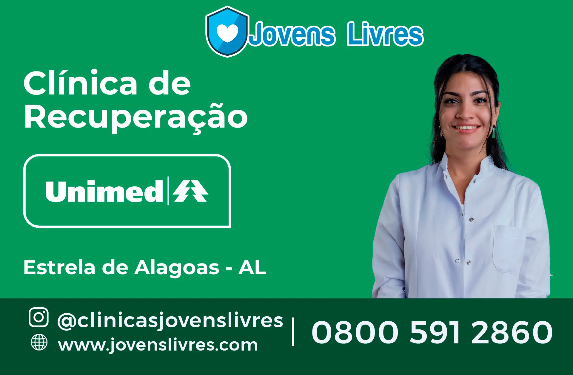 Clínica de Recuperação Unimed em Estrela de Alagoas - AL