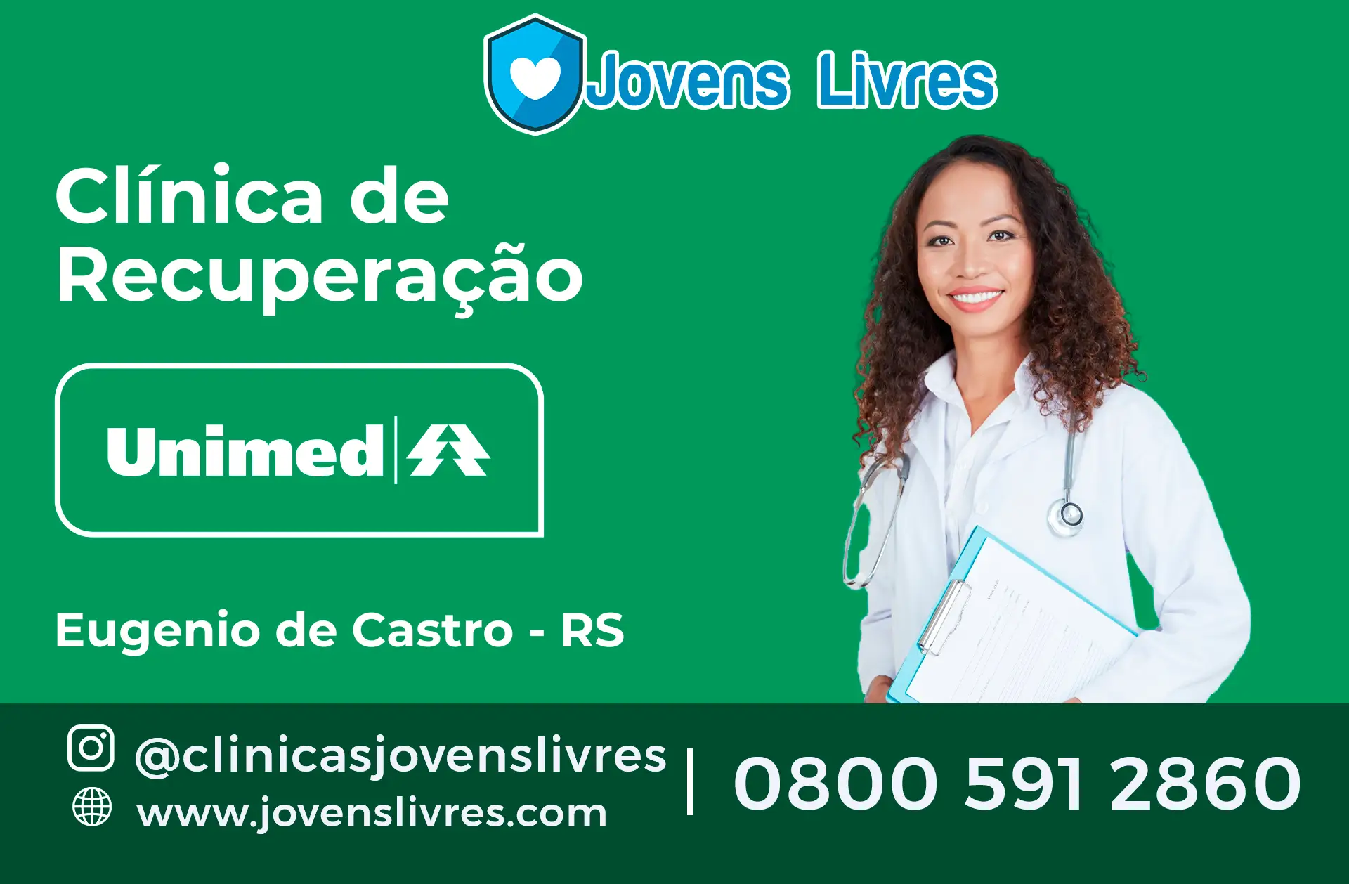 Clínica de Recuperação Unimed em Eugênio de Castro - RS