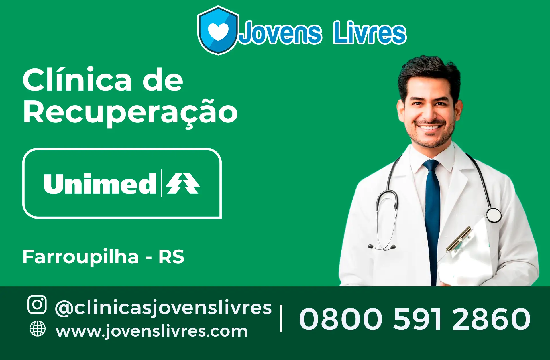 Clínica de Recuperação Unimed em Farroupilha - RS
