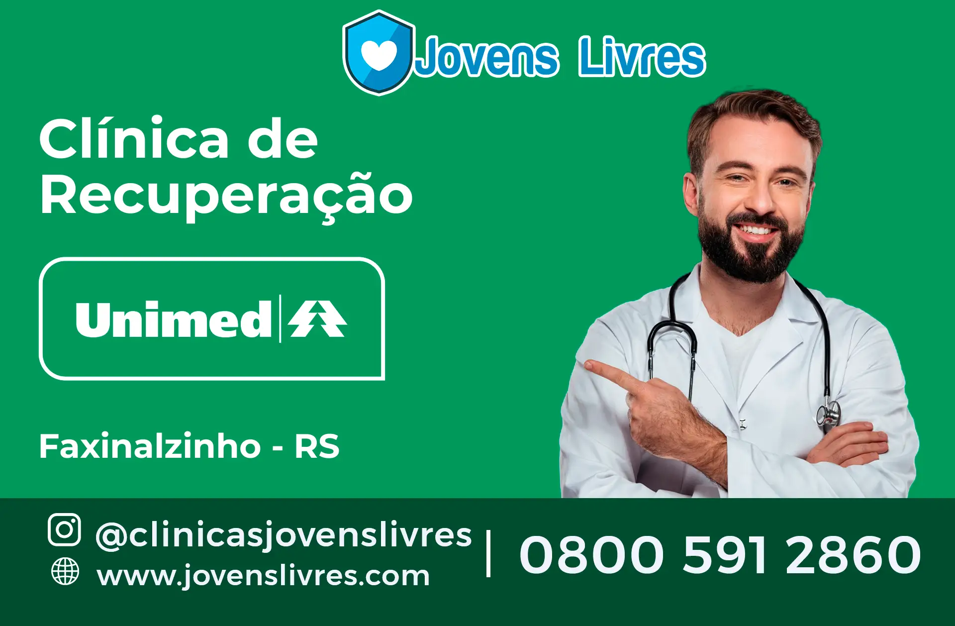 Clínica de Recuperação Unimed em Faxinalzinho - RS