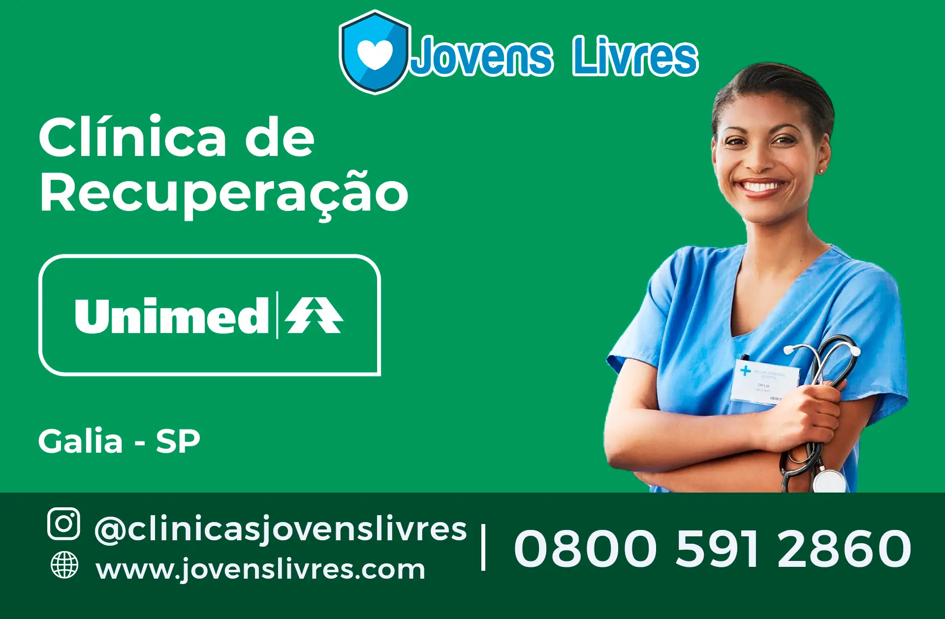 Clínica de Recuperação Unimed em Gália - SP