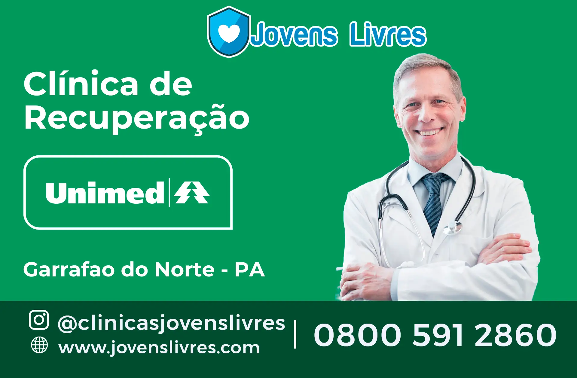 Clínica de Recuperação Unimed em Garrafão do Norte - PA